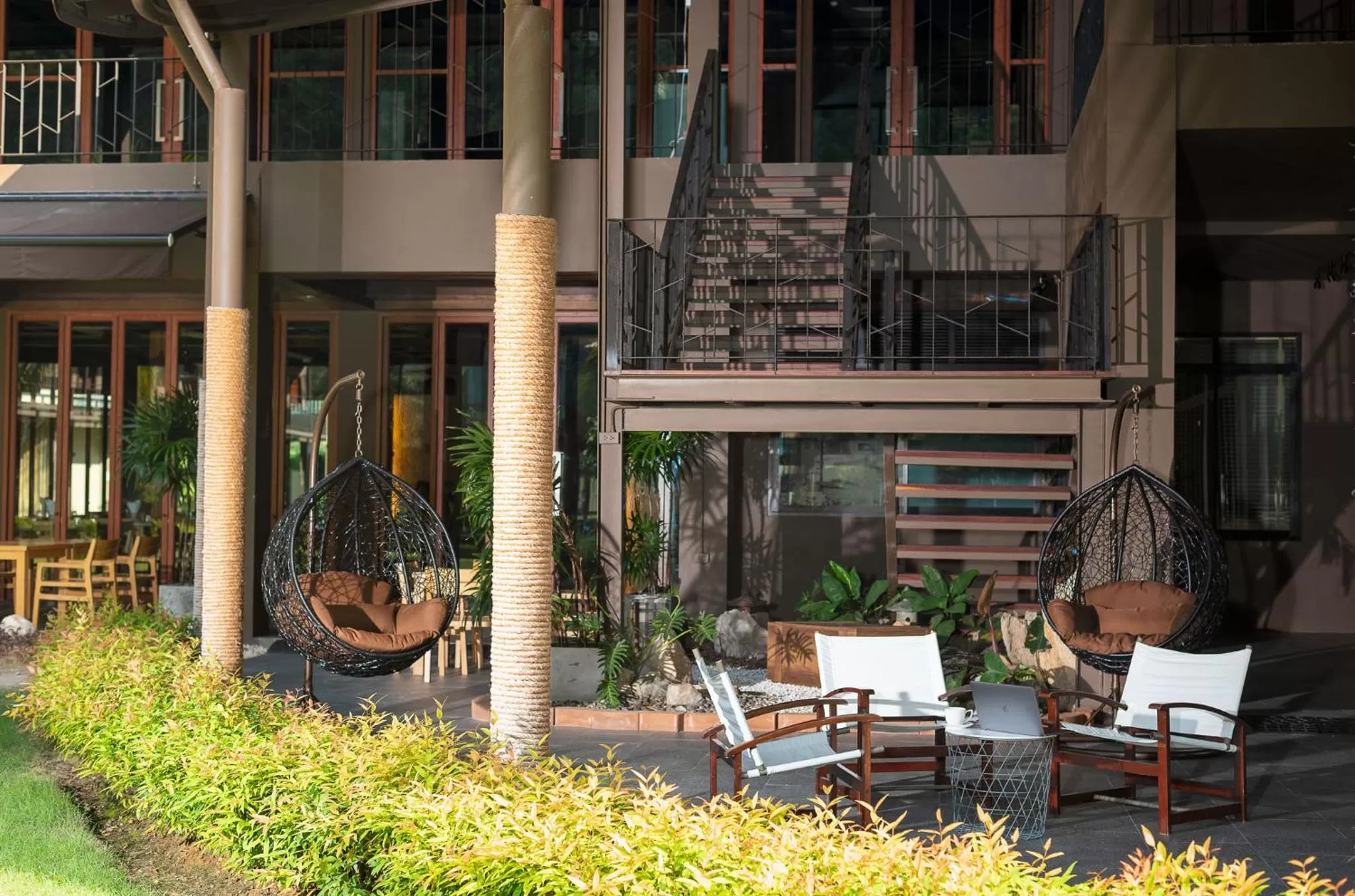 Patio in La Isla Pranburi Beach Resort