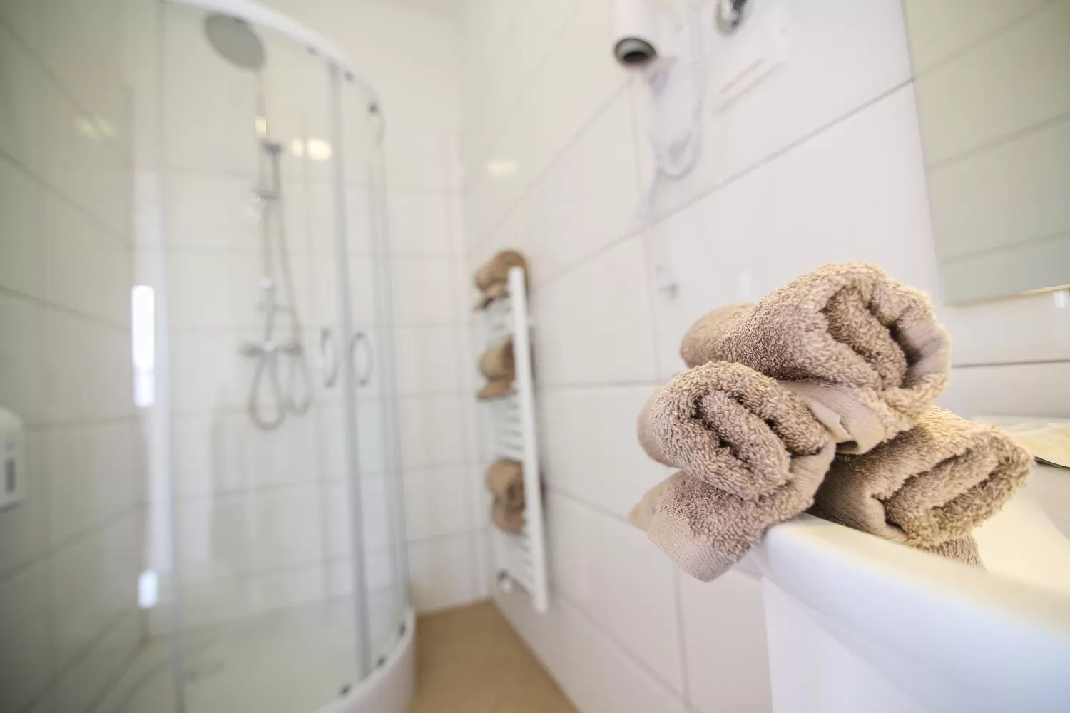 Shower in Hotel Vila Katrca