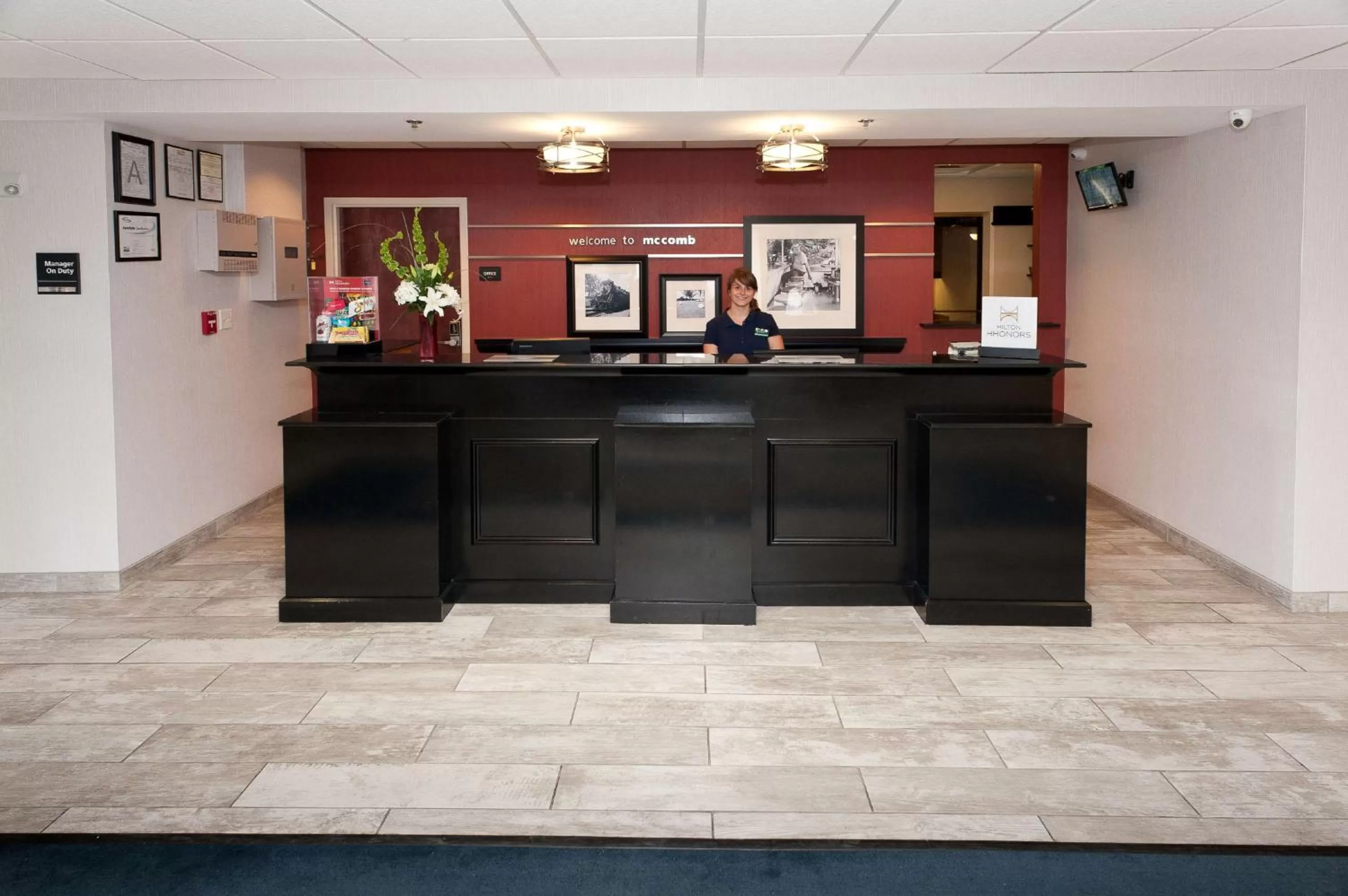 Lobby or reception in Hampton Inn & Suites McComb