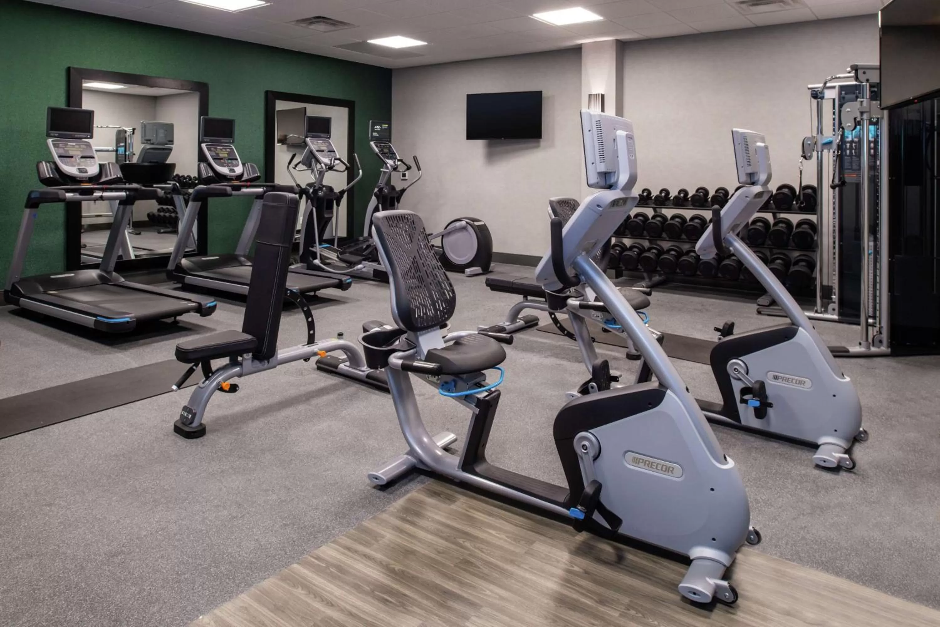 Fitness centre/facilities in Hampton Inn & Suites Winston-Salem Downtown