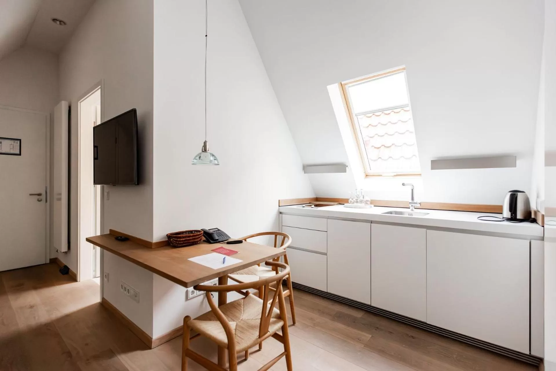 Kitchen or kitchenette, Kitchen/Kitchenette in Hotel Stadt Kassel