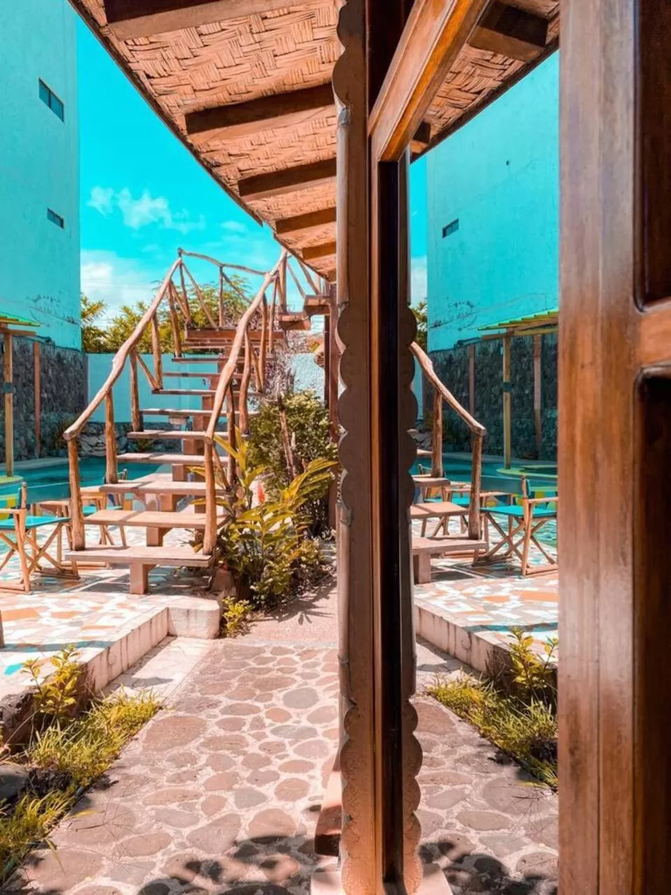 Patio in Hotel Miconia