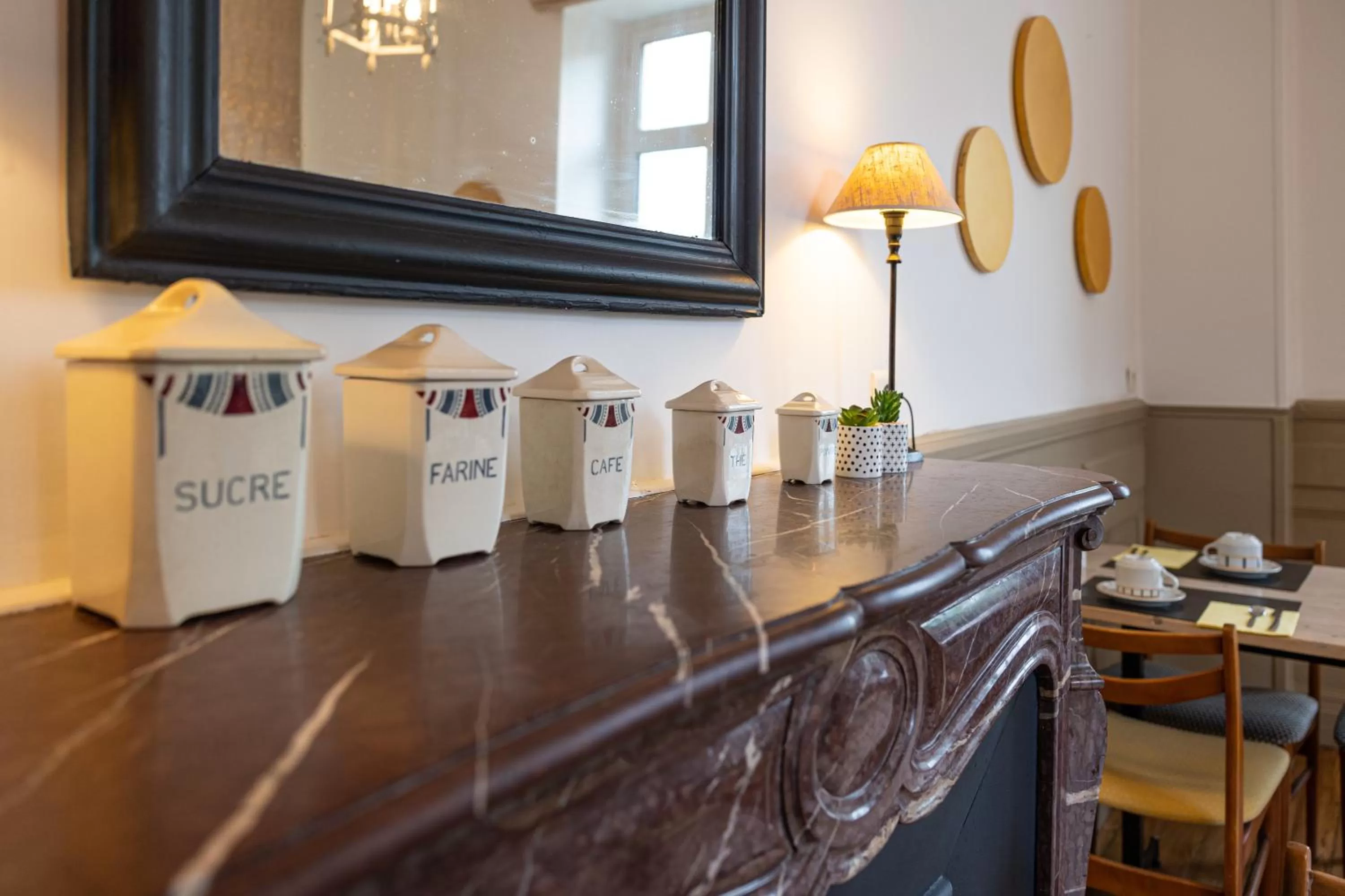 Decorative detail in Hôtel & Espace Bien-être La Maison du Lierre