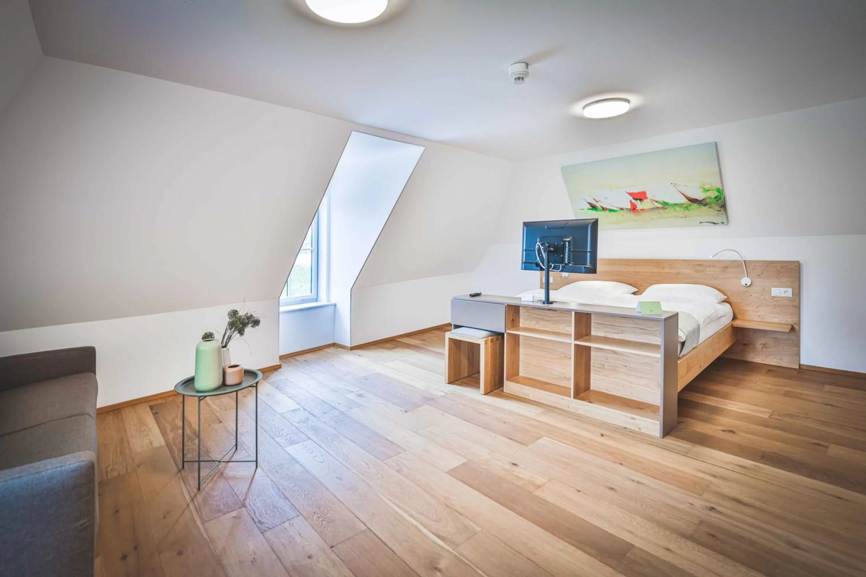 Photo of the whole room, Bed in Schloss Haindorf