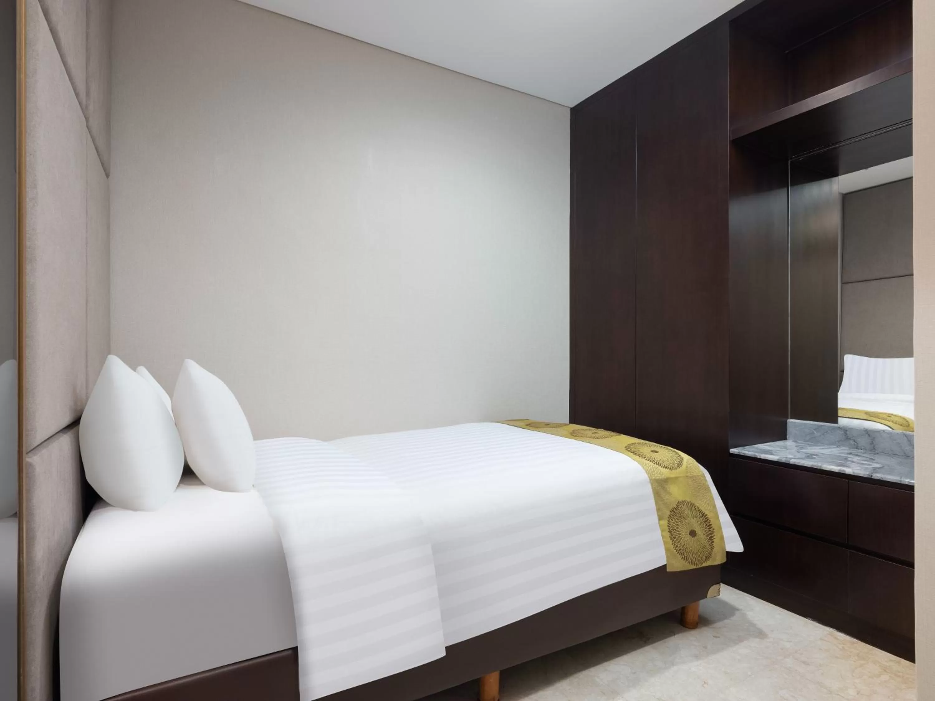Bedroom, Bed in The Grove Suites by Grand Aston