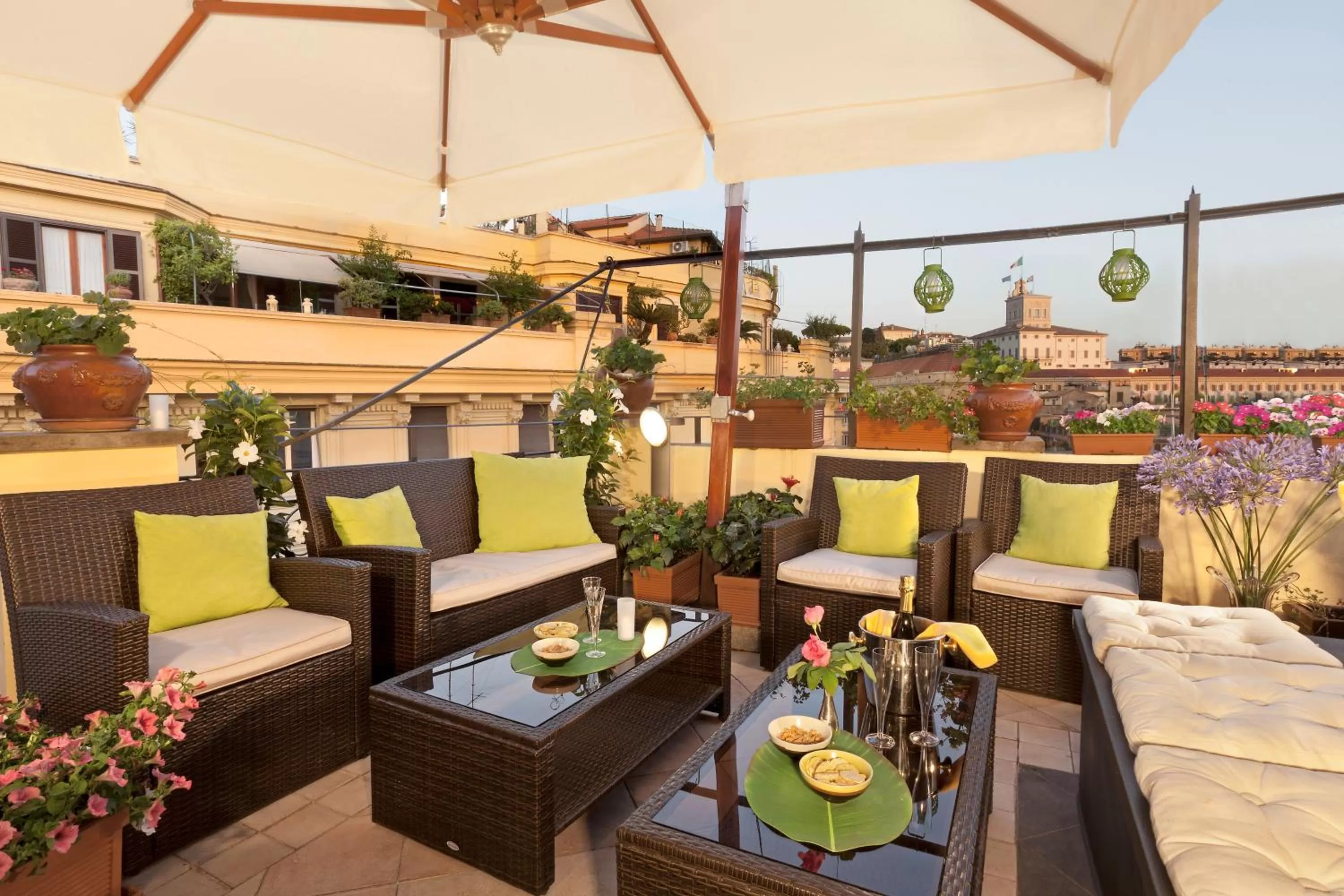 Balcony/Terrace in Hotel La Fenice