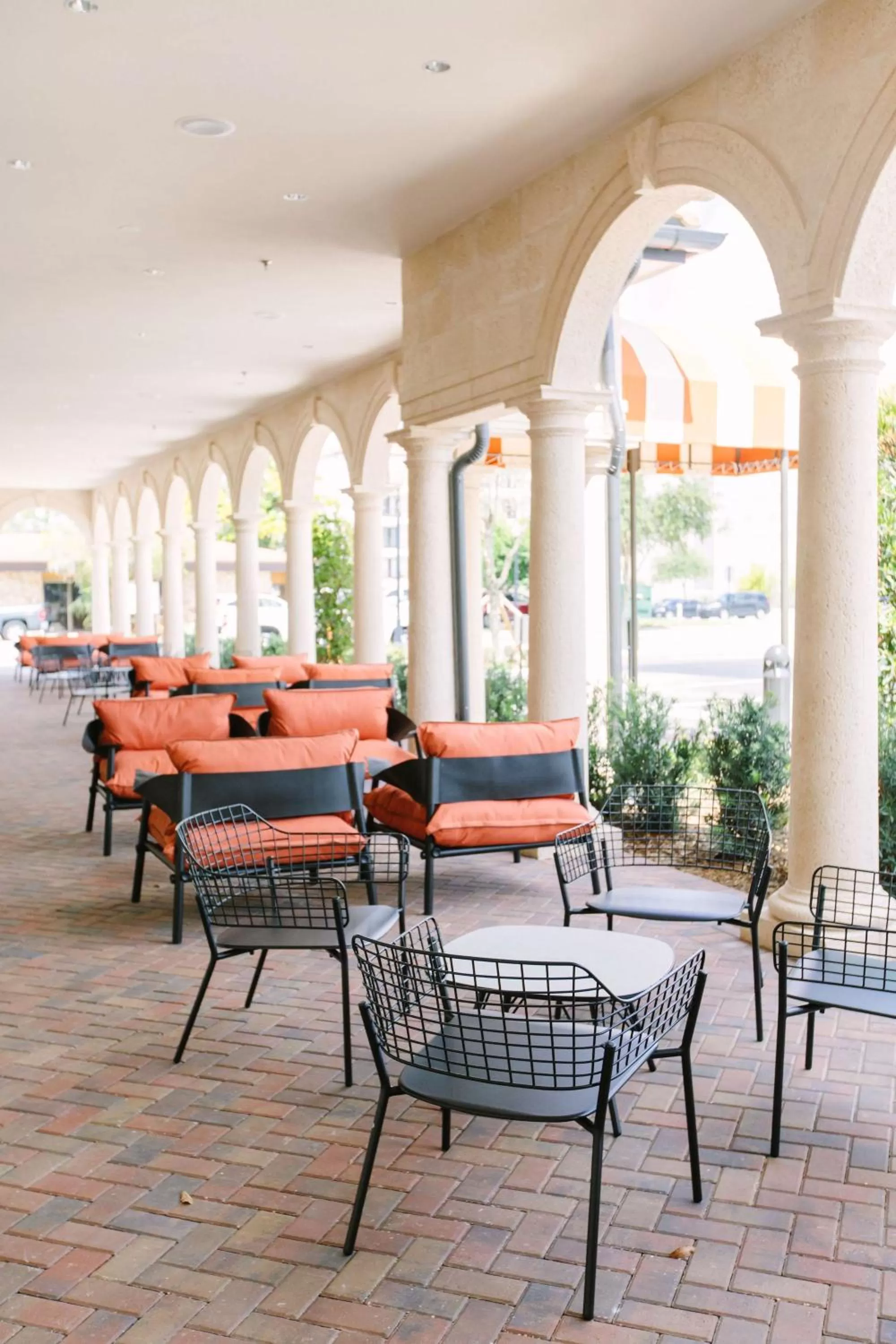 Patio in Hilton Garden Inn Winter Park, FL