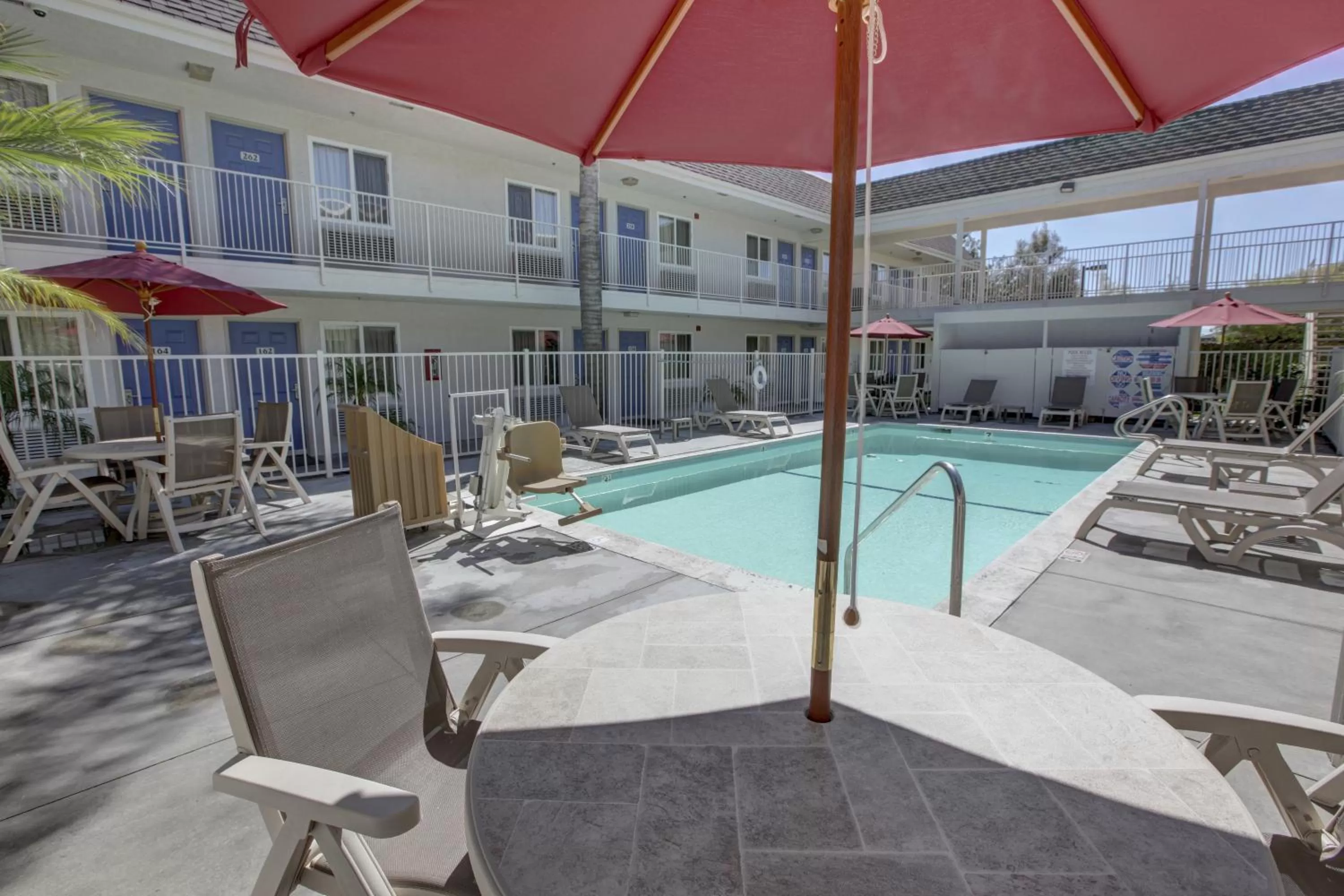 Swimming pool in Motel 6-Westminster, CA - North