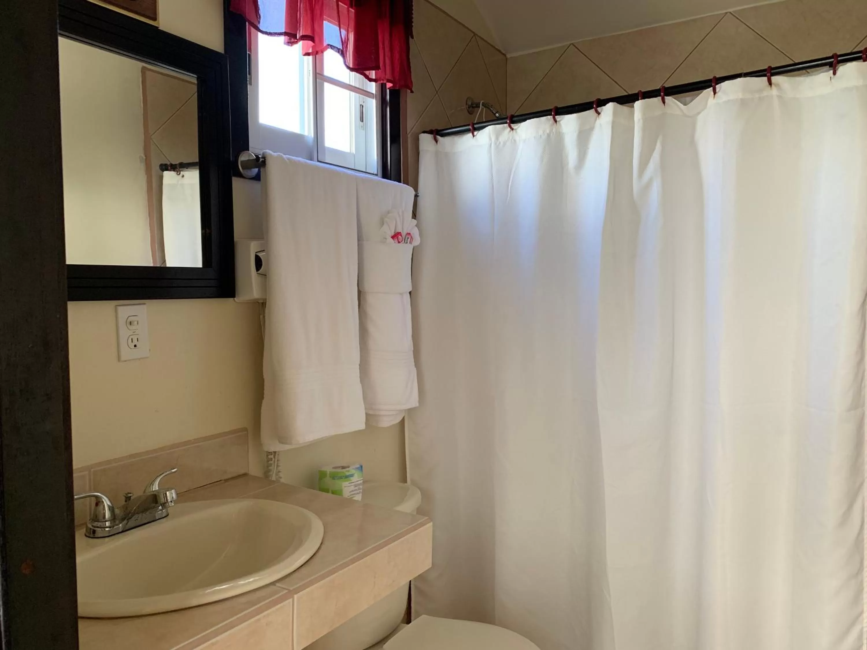 Shower, Bathroom in Blue Wave Guest House