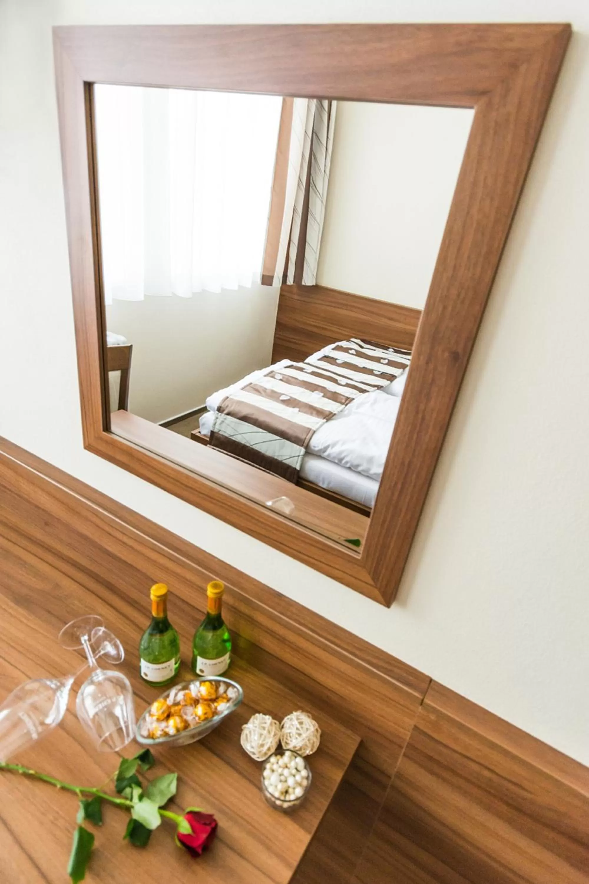 Decorative detail, Bed in Hotel u Ledu