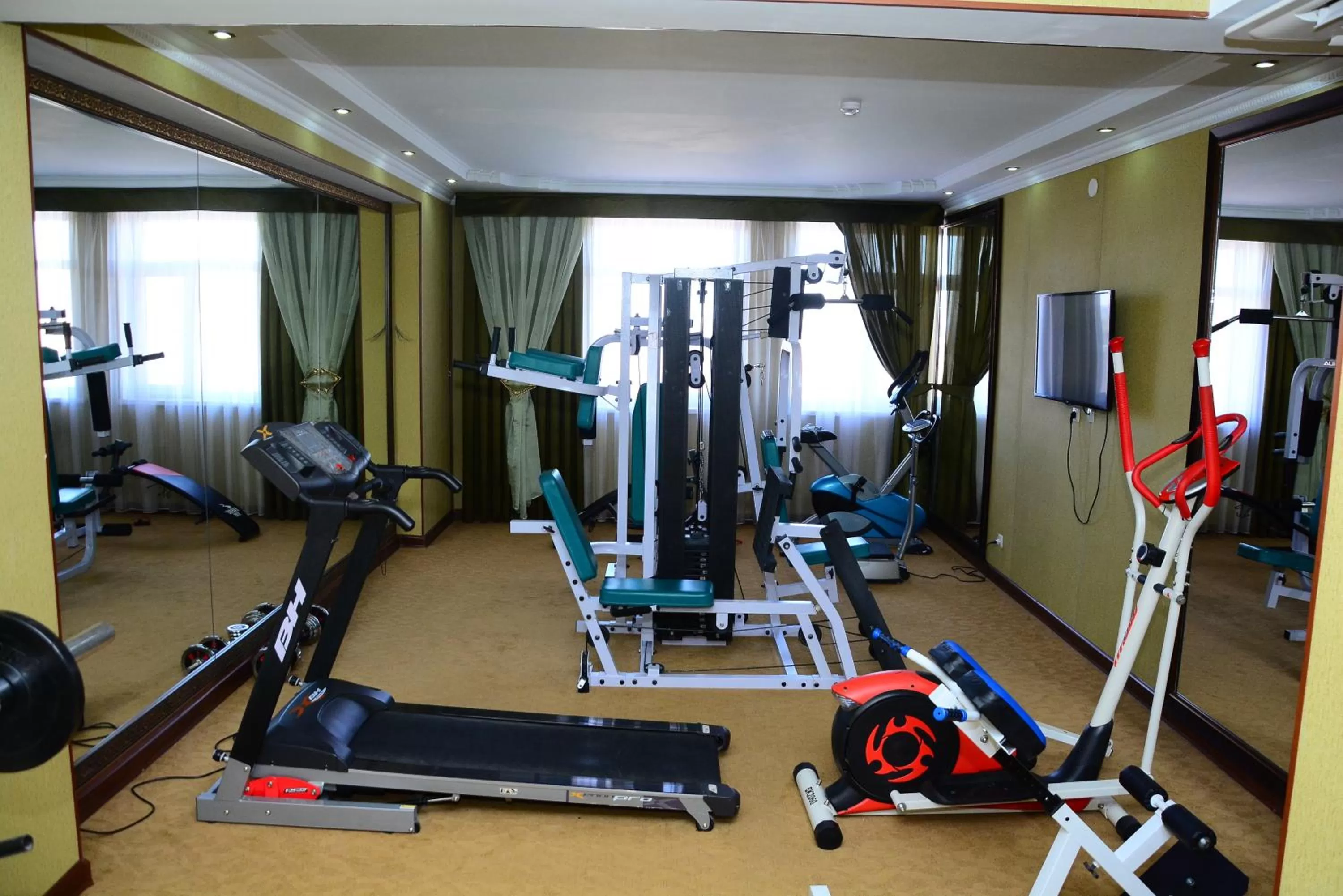 Fitness centre/facilities in Sary Arka Hotel