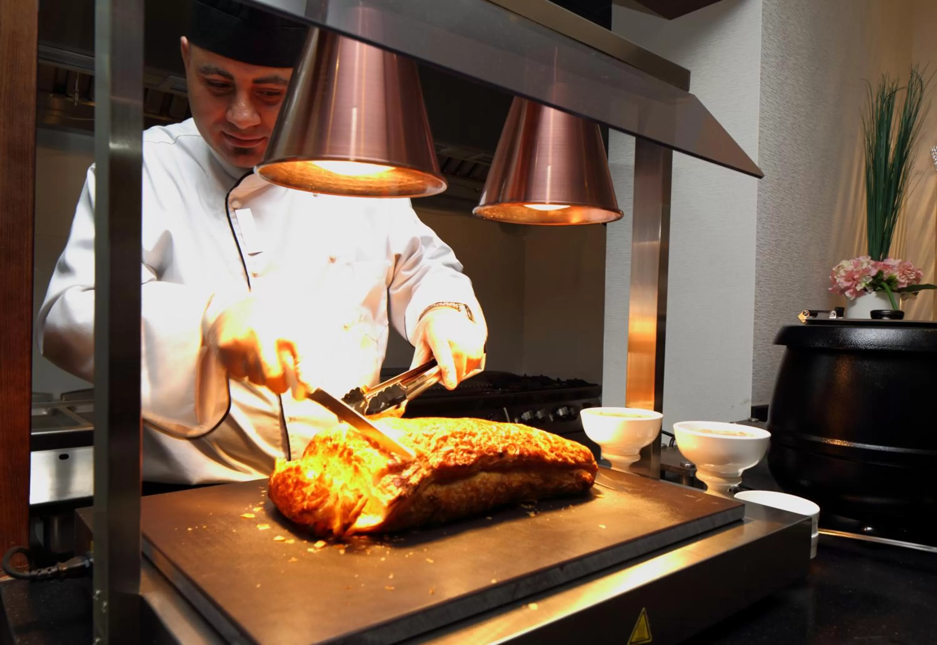 Food close-up in Swiss Flora Royal Hotel Riyadh