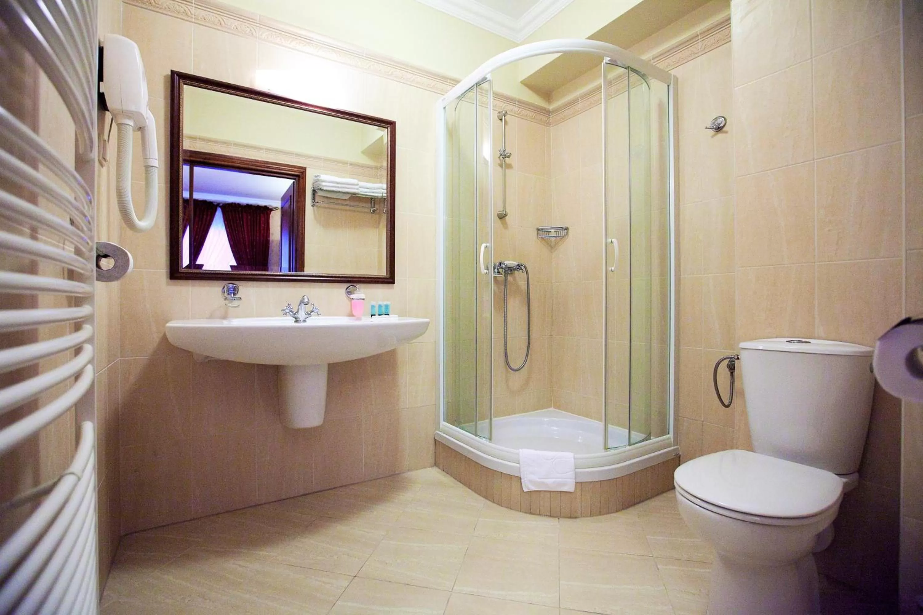 Bathroom in Hotel Sarmata Zespół Dworski