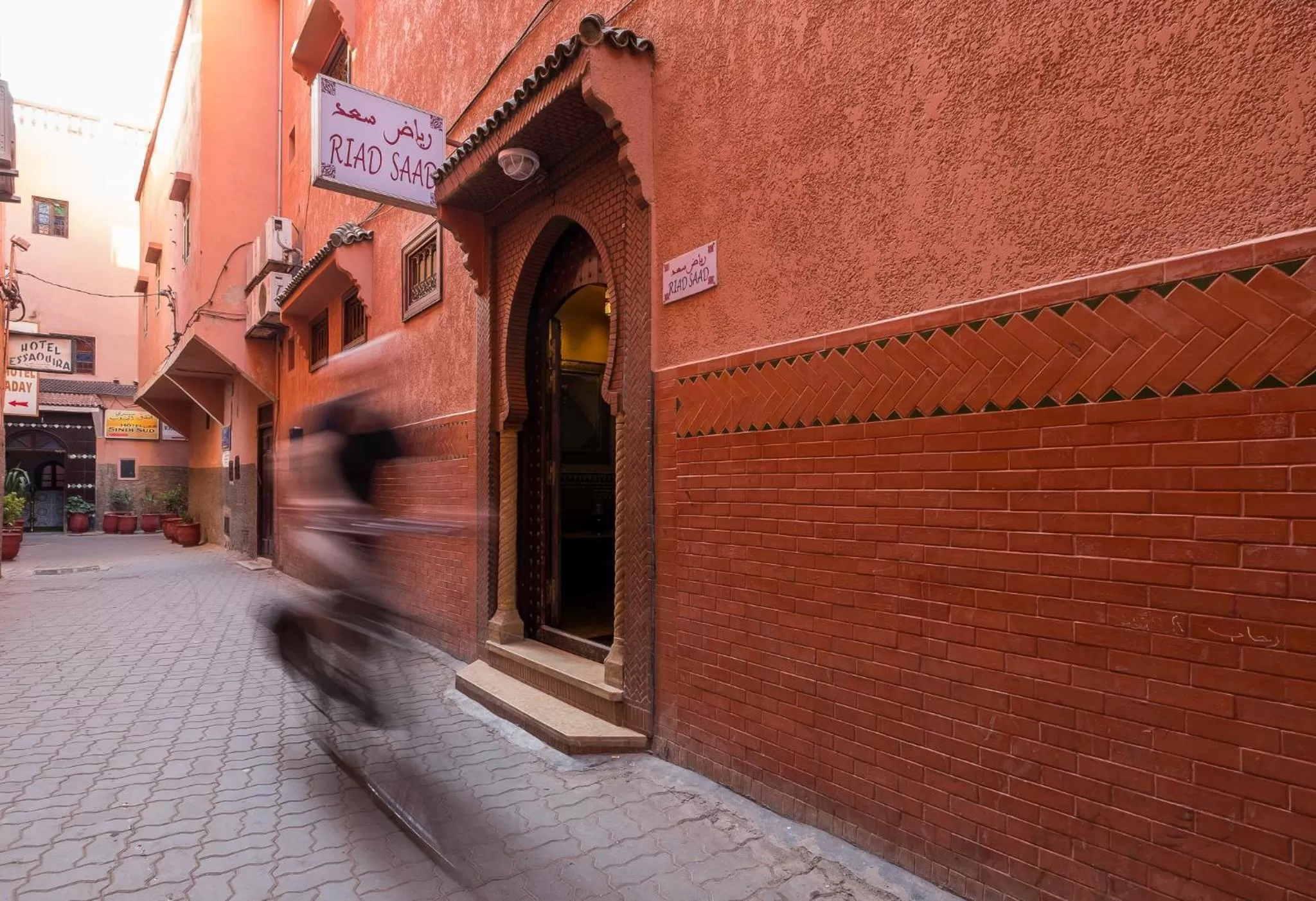 Facade/entrance in Riad Saad