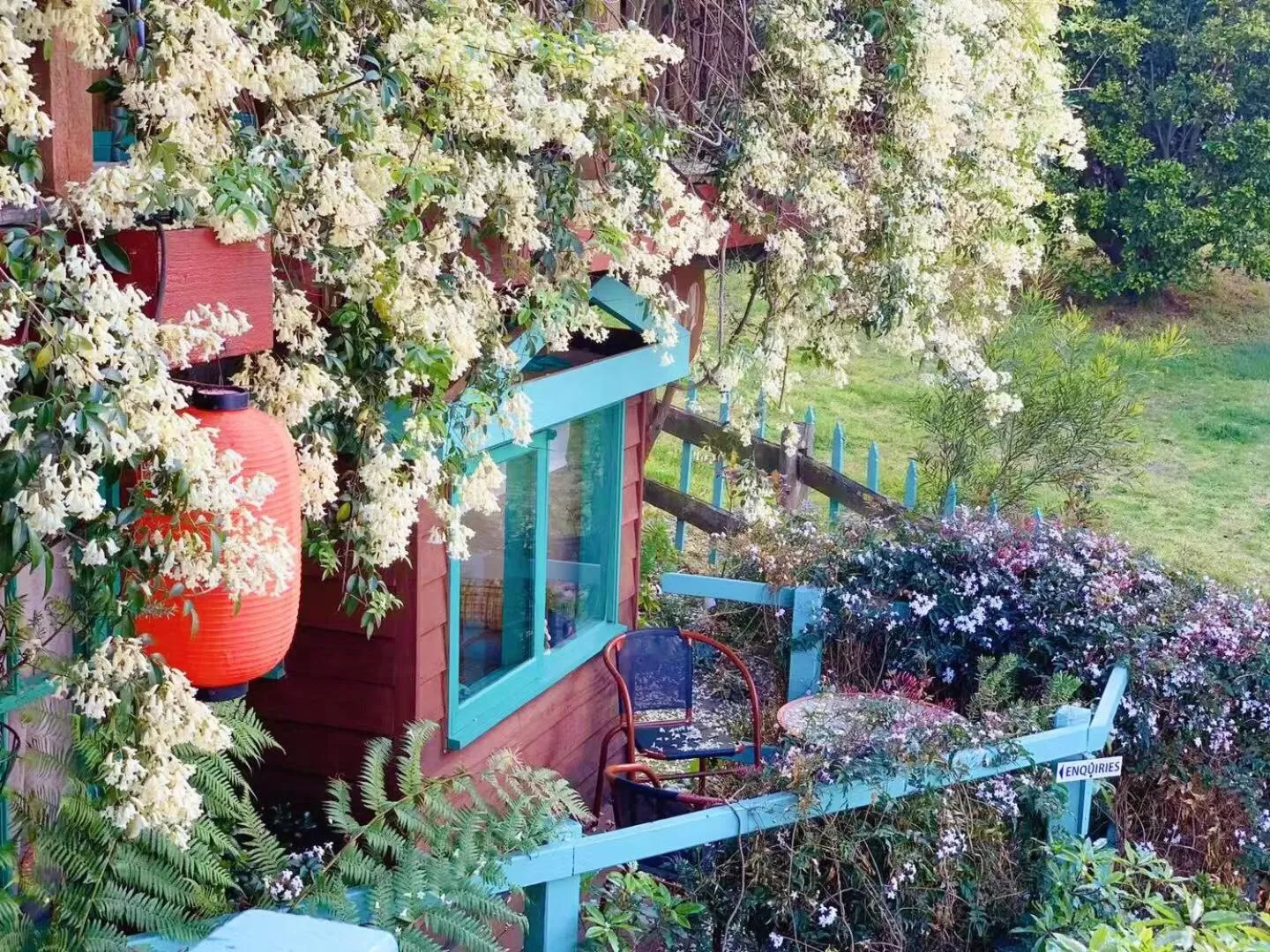Balcony/Terrace in The Goat and Goose Bed & Breakfast