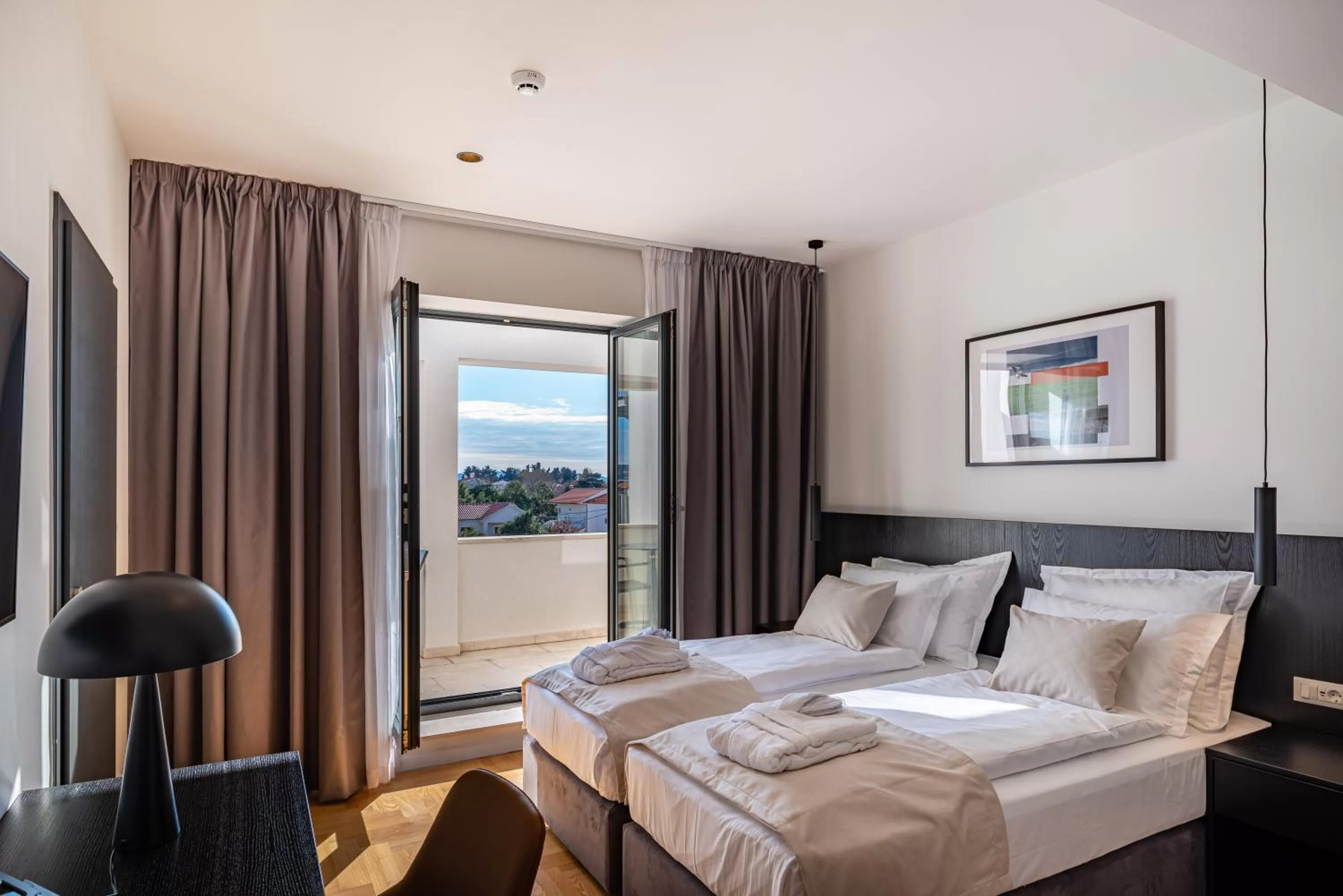 Bed in Miramare Hotel