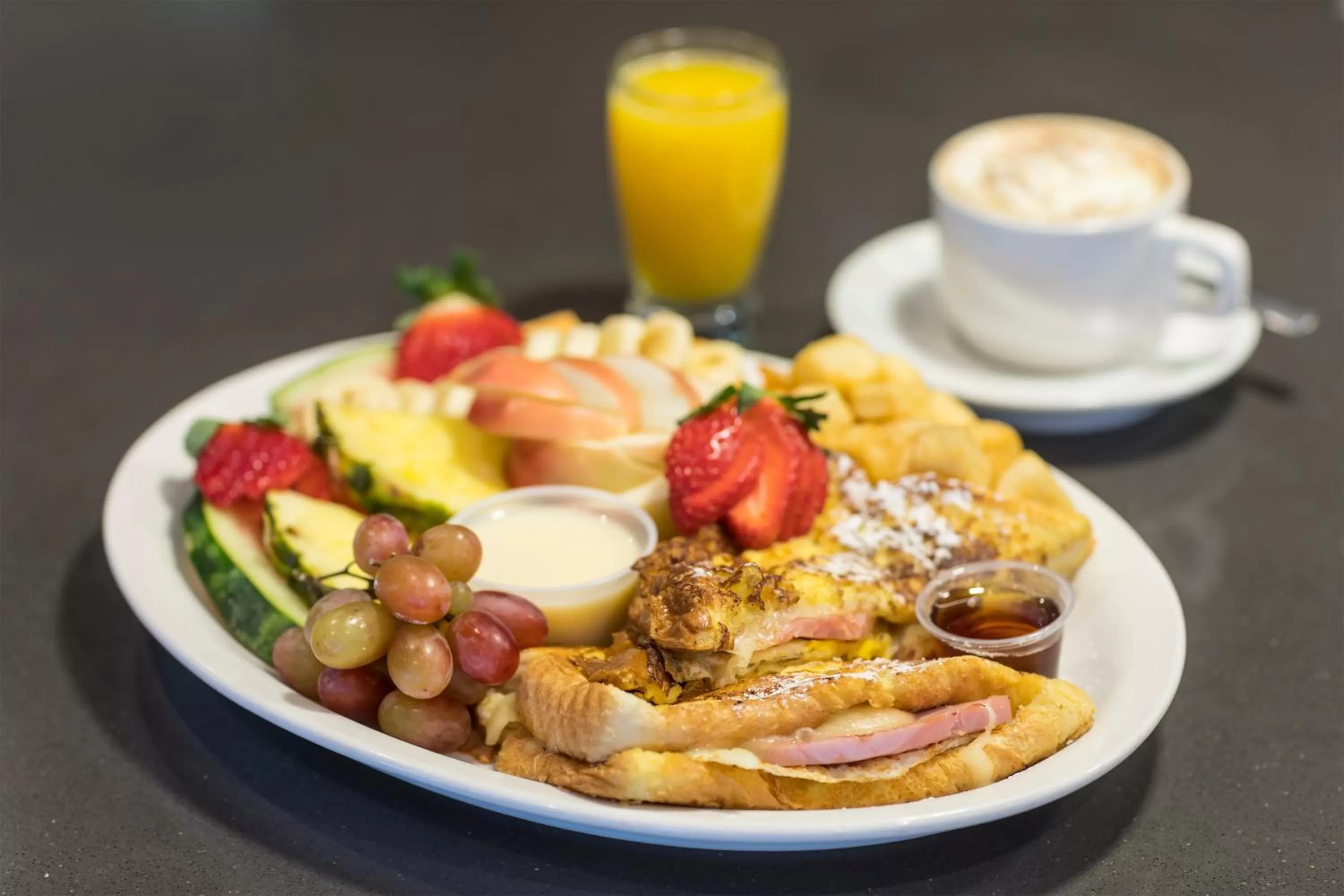 Buffet breakfast in Hotel Baie Saint Paul