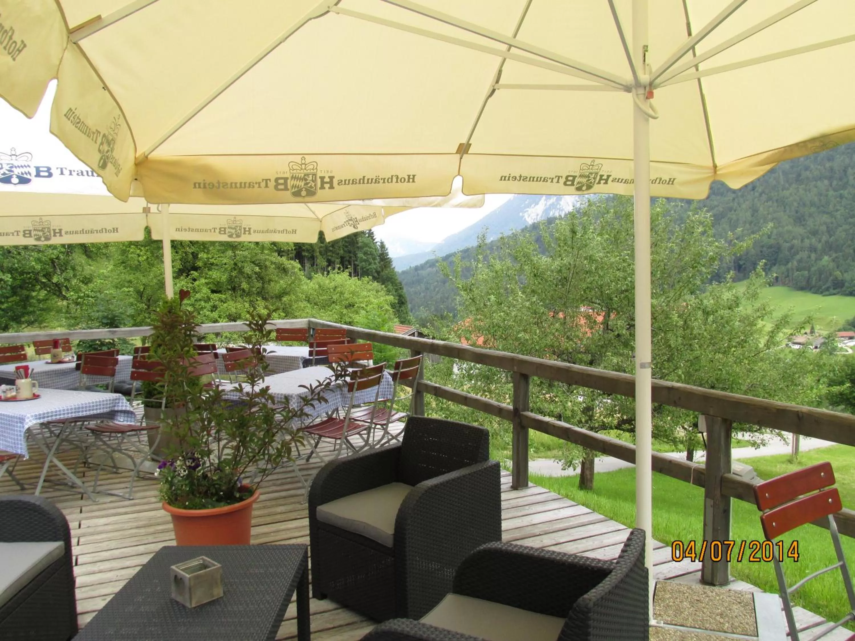 Balcony/Terrace in Berggasthof Butzn Wirt