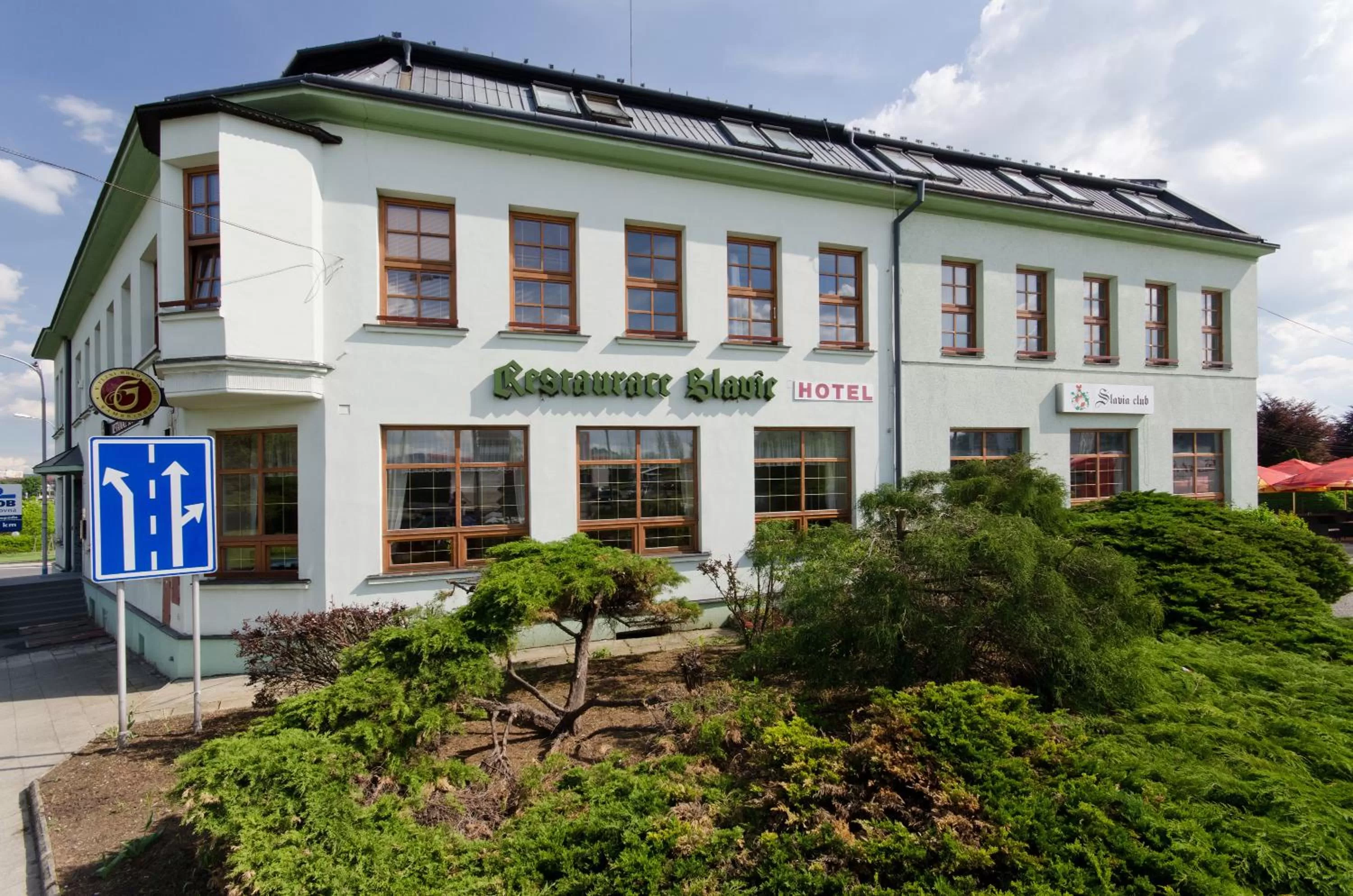 Facade/entrance in Hotel Slavia