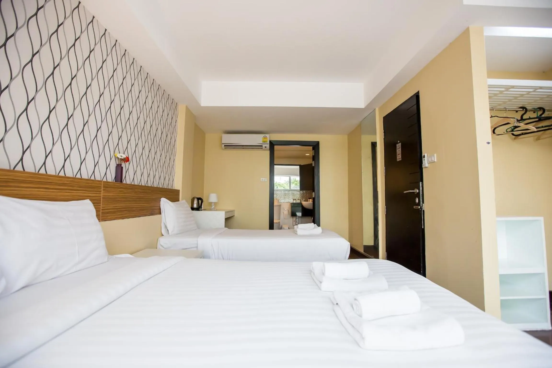 Bed in Snooze Hotel Thonglor Bangkok