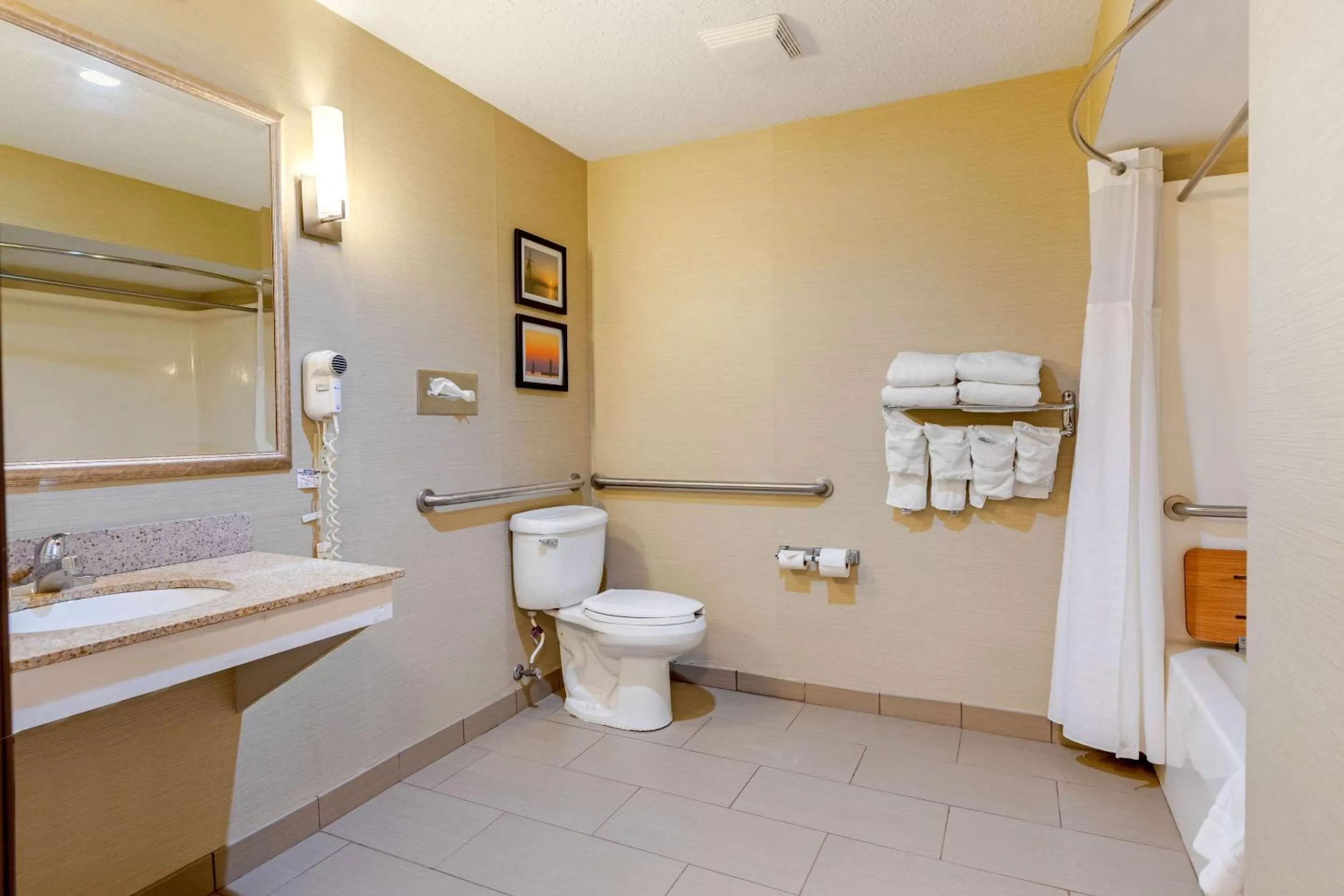 Bathroom in Comfort Suites South Haven near I-96