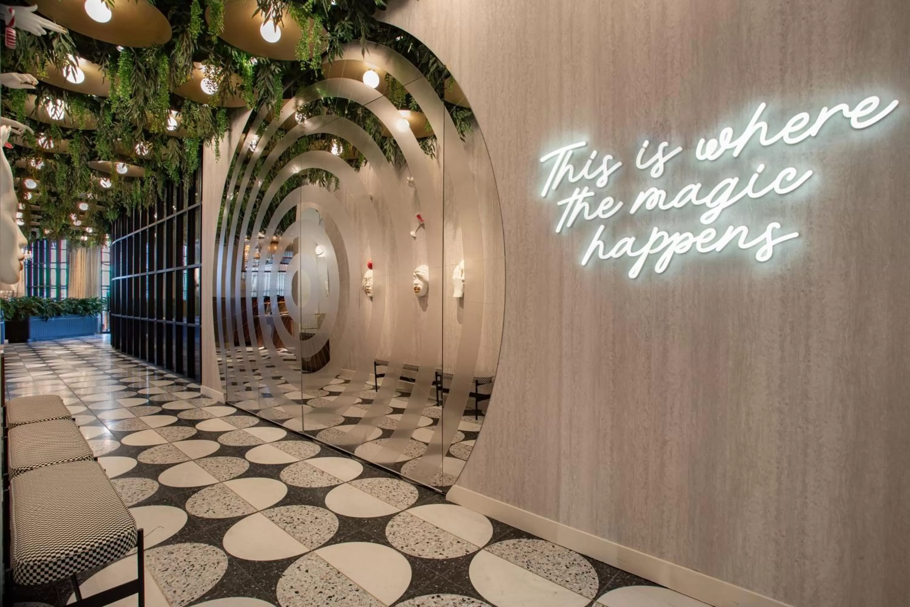 Lobby or reception in Moxy NYC Lower East Side