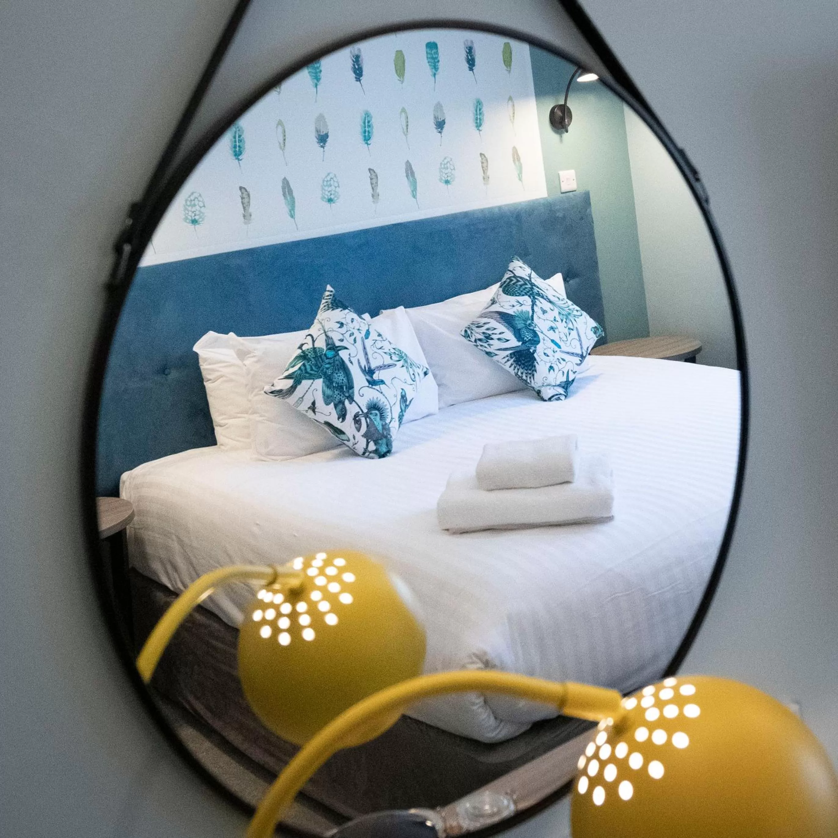 Bed in Wisteria Hotel