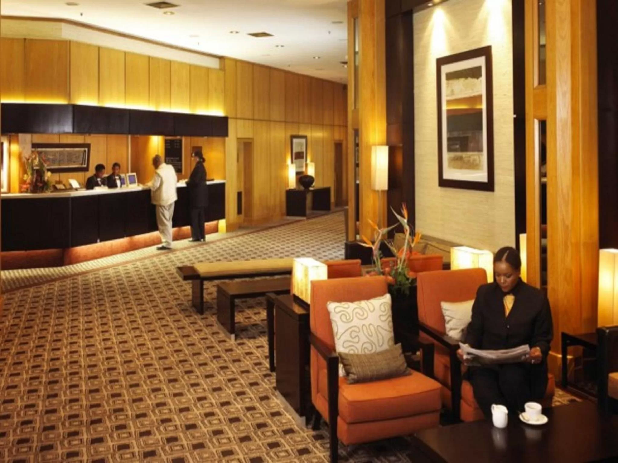 Lobby or reception in Southern Sun Pretoria