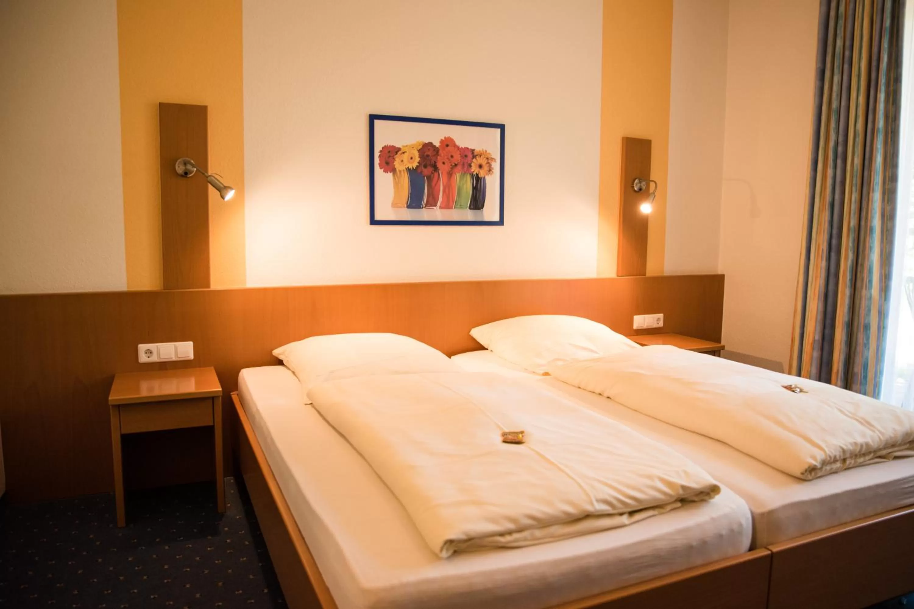 Bed in Hotel Heilemann