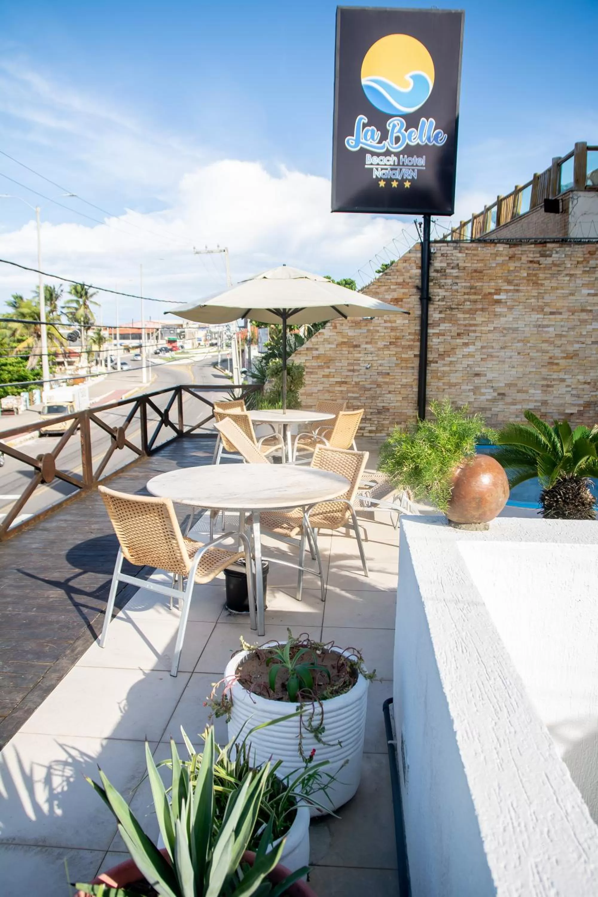 Balcony/Terrace in La Belle Beach Hotel