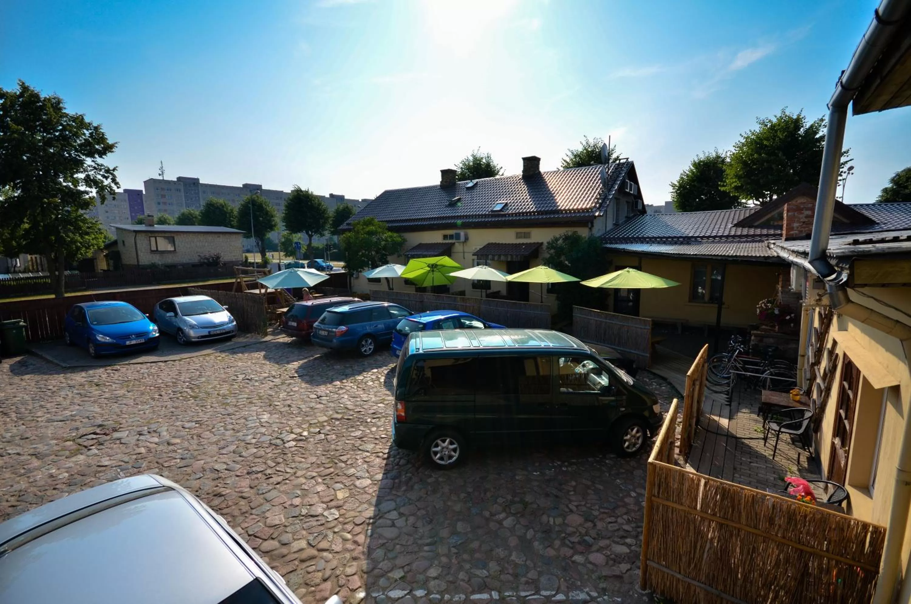 Facade/entrance, Neighborhood in Veldzes Nams