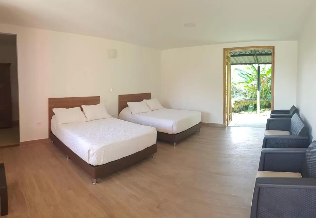 Bed in Finca Cafetera El Balso