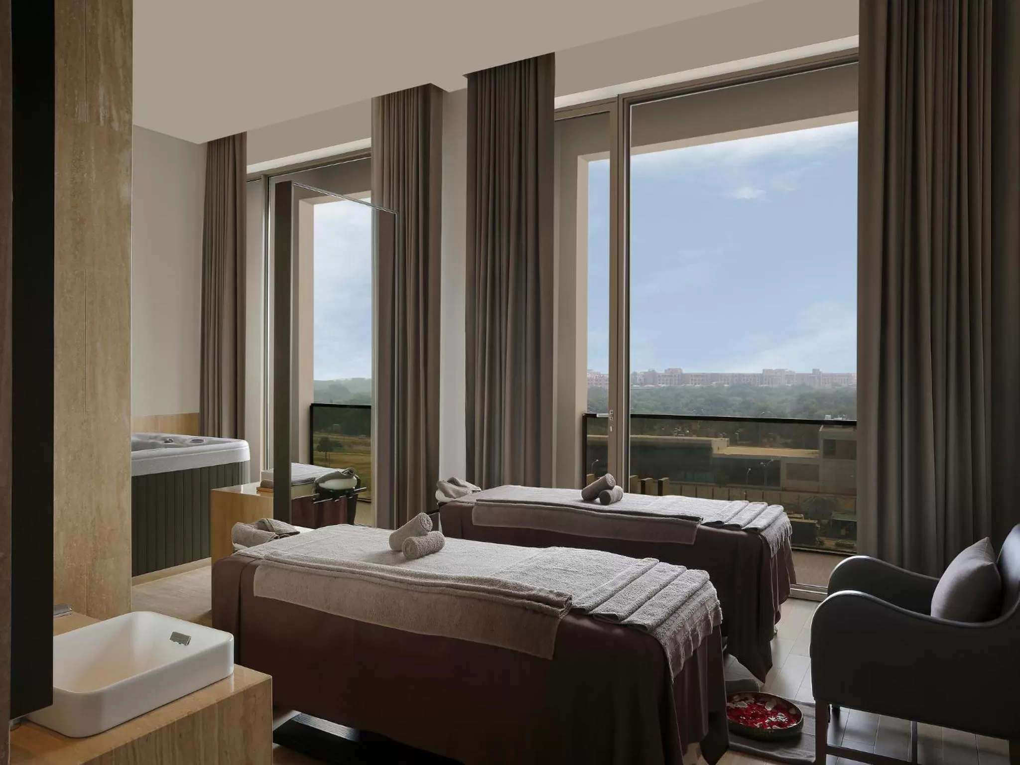 Massage, Bed in Roseate House New Delhi