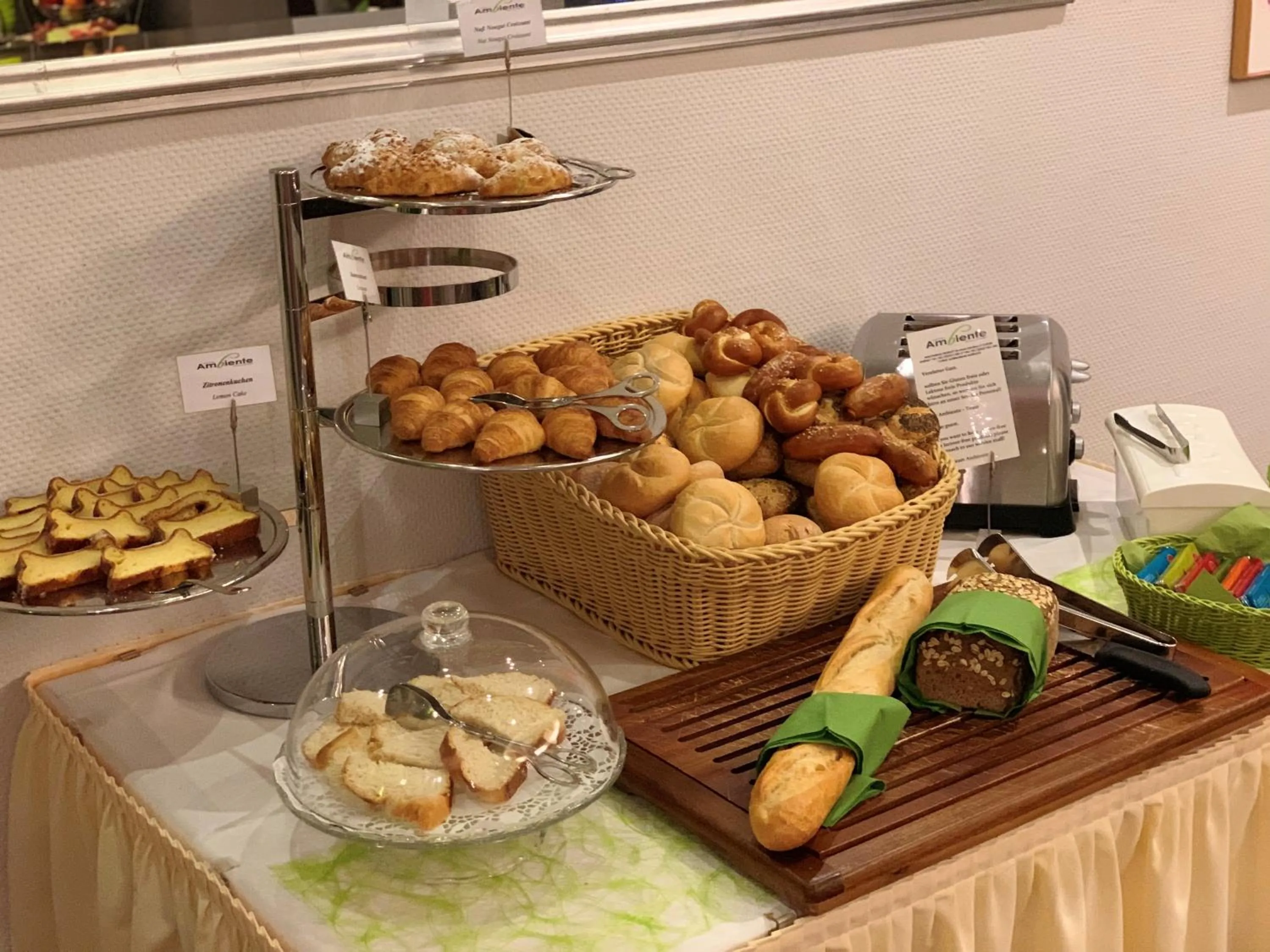 Food and drinks in Hotel Ambiente Walldorf