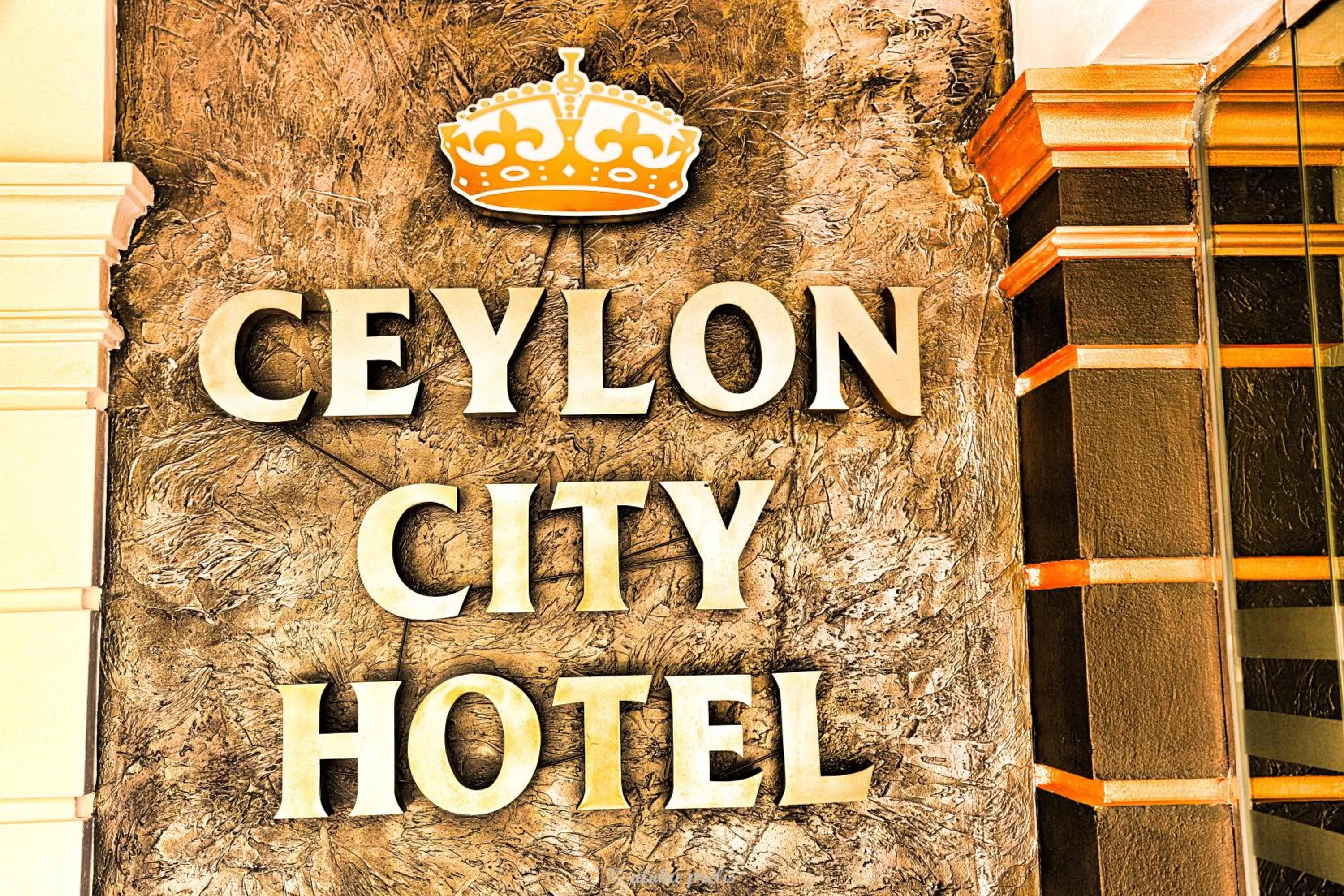 Decorative detail in Ceylon City Hotel,Colombo