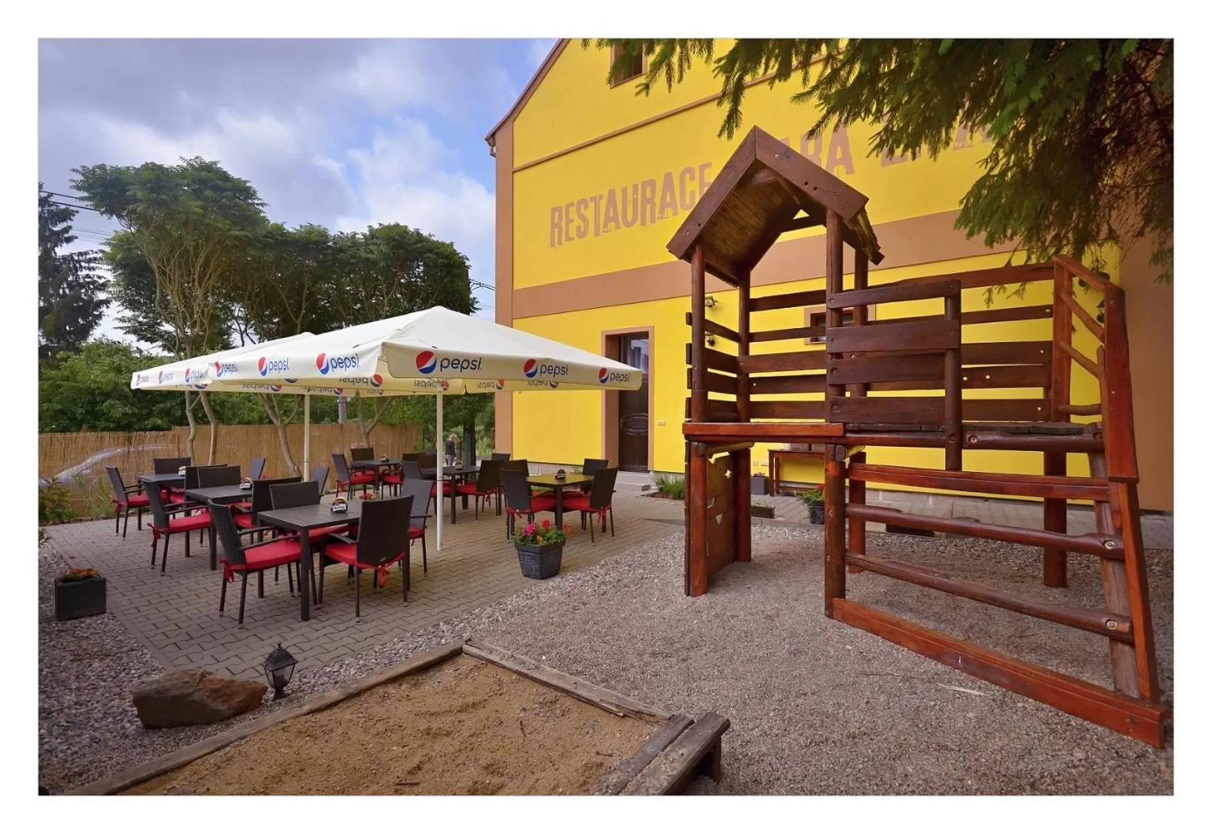 Patio in Restaurace Stará Lípa