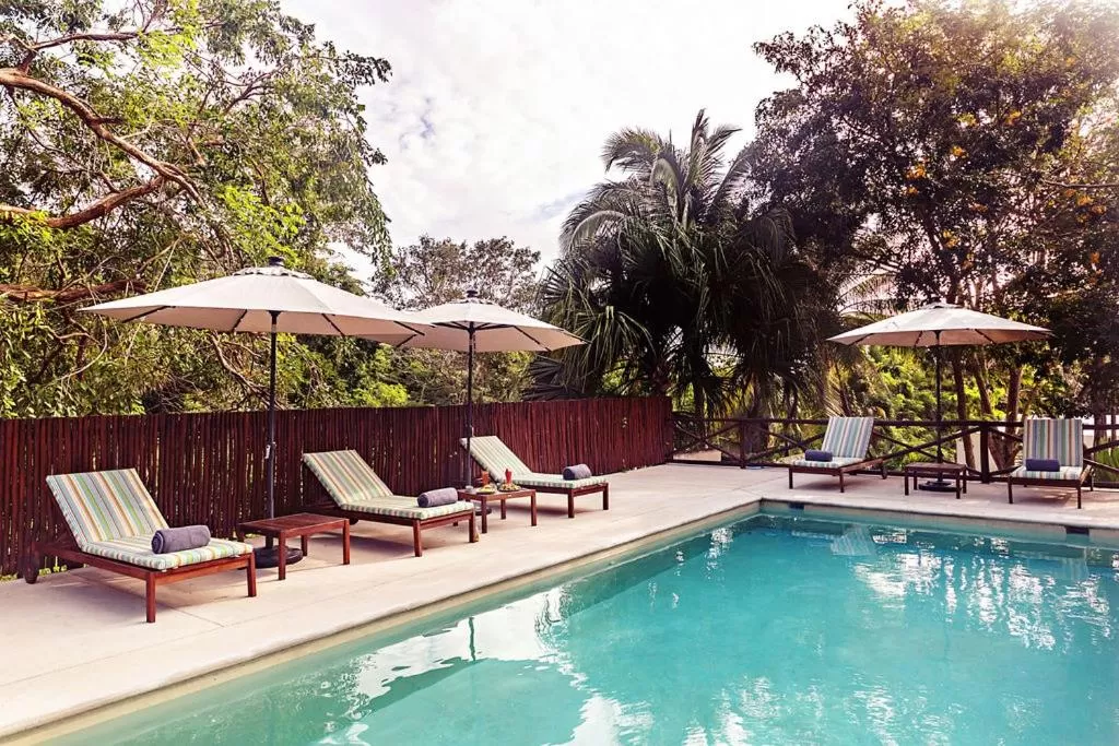 Swimming pool in Mi Kasa Tu Kasa Bacalar