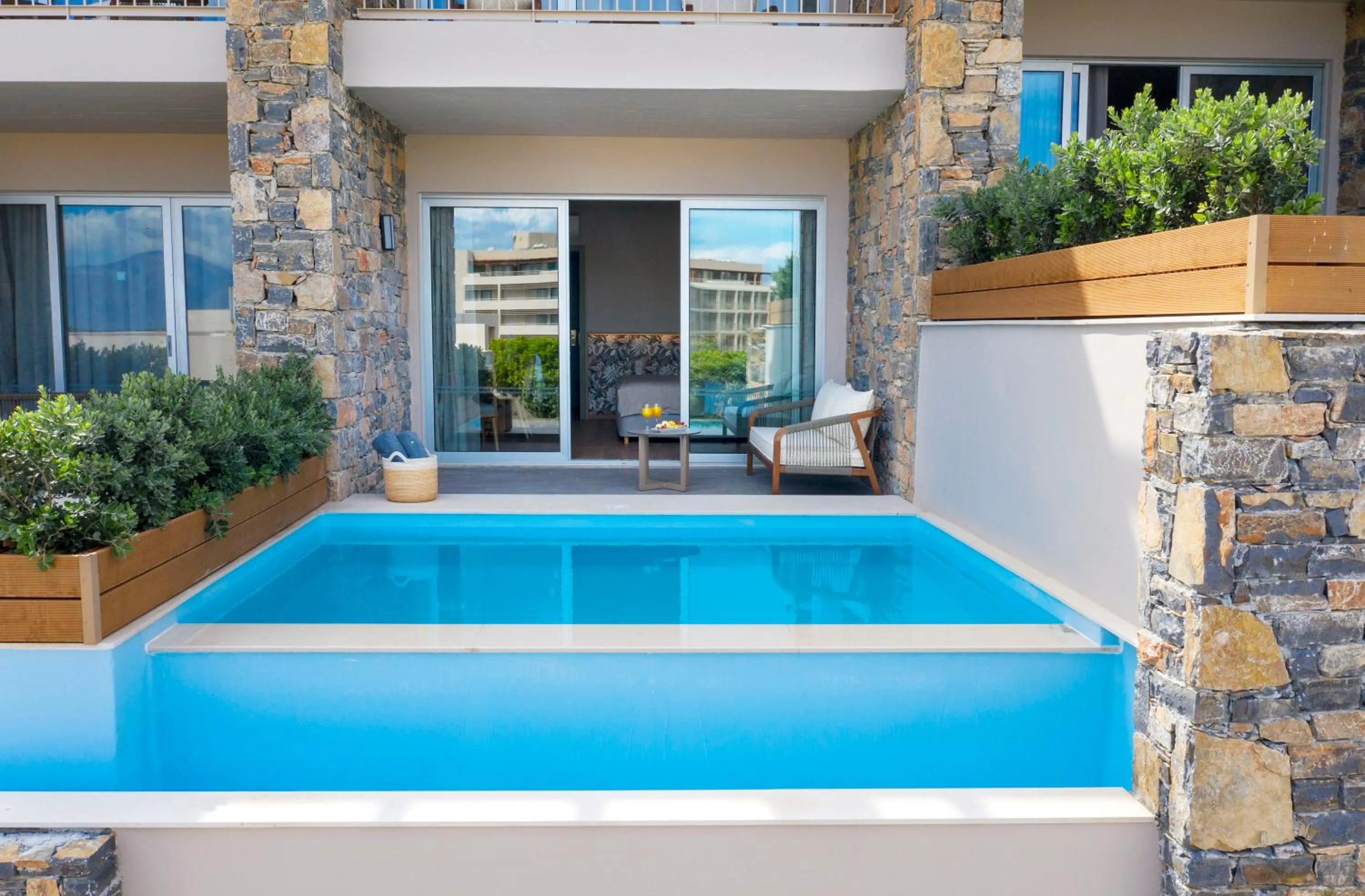 Swimming pool in Wyndham Grand Crete Mirabello Bay