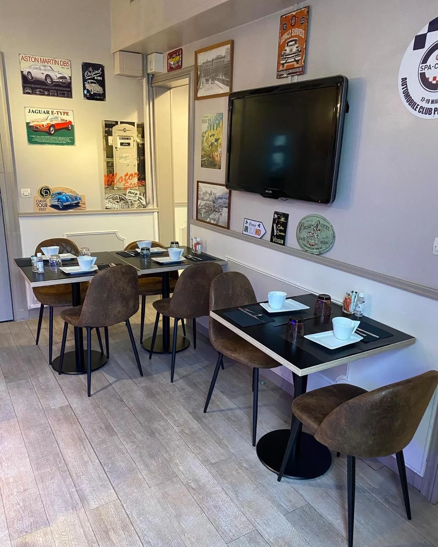 Breakfast, Restaurant/Places to Eat in Hôtel Céline - Hôtel de la Gare