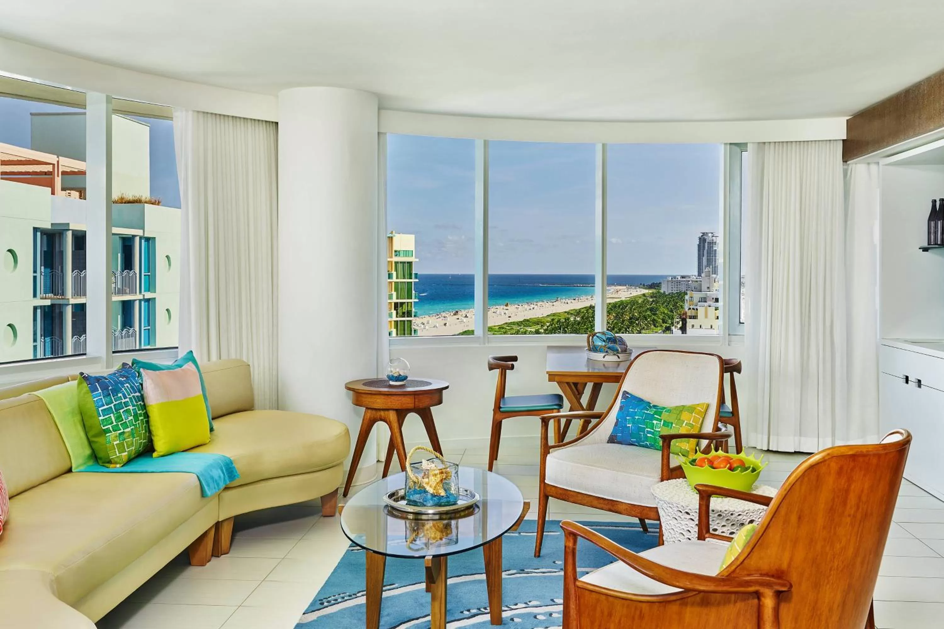 Living room in Royal Palm South Beach Miami, a Tribute Portfolio Resort