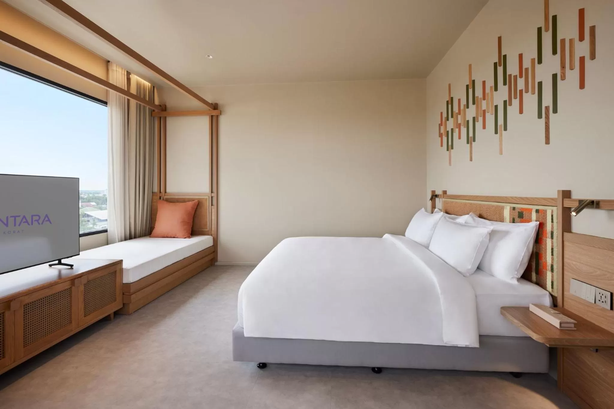 Bedroom, Bed in Centara Korat