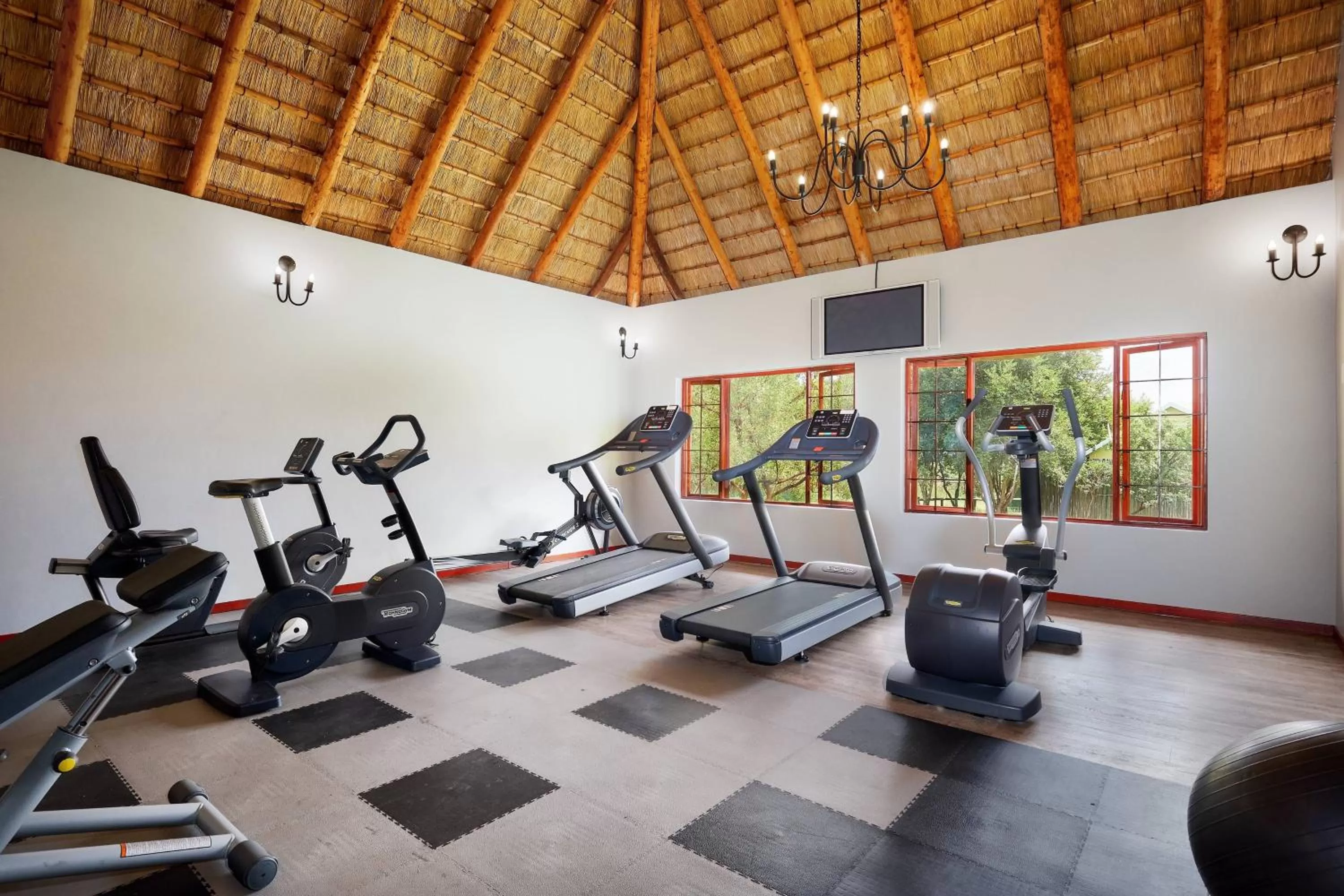 Fitness centre/facilities in Protea Hotel by Marriott Polokwane Ranch Resort