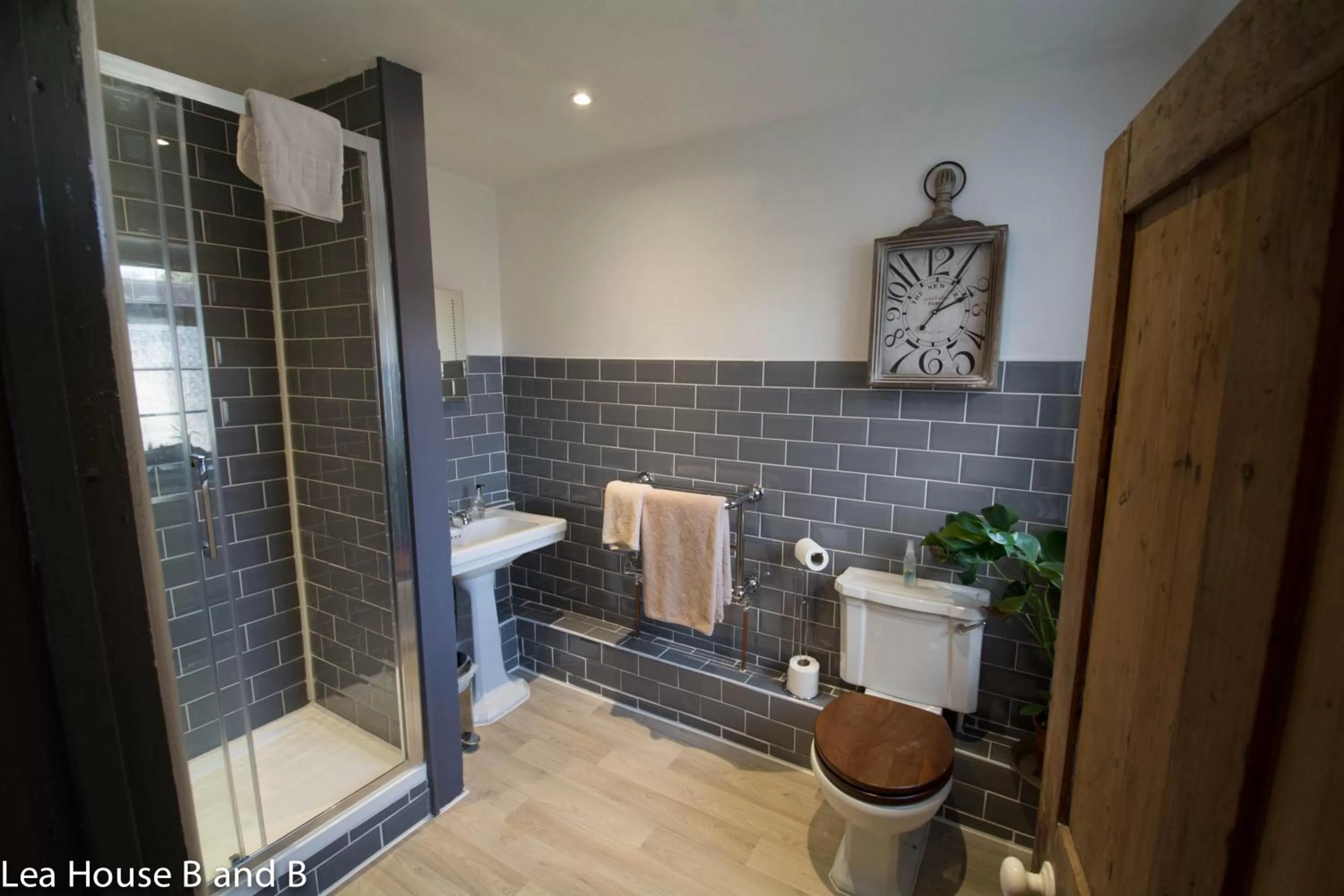 Shower in Lea House Bed and Breakfast