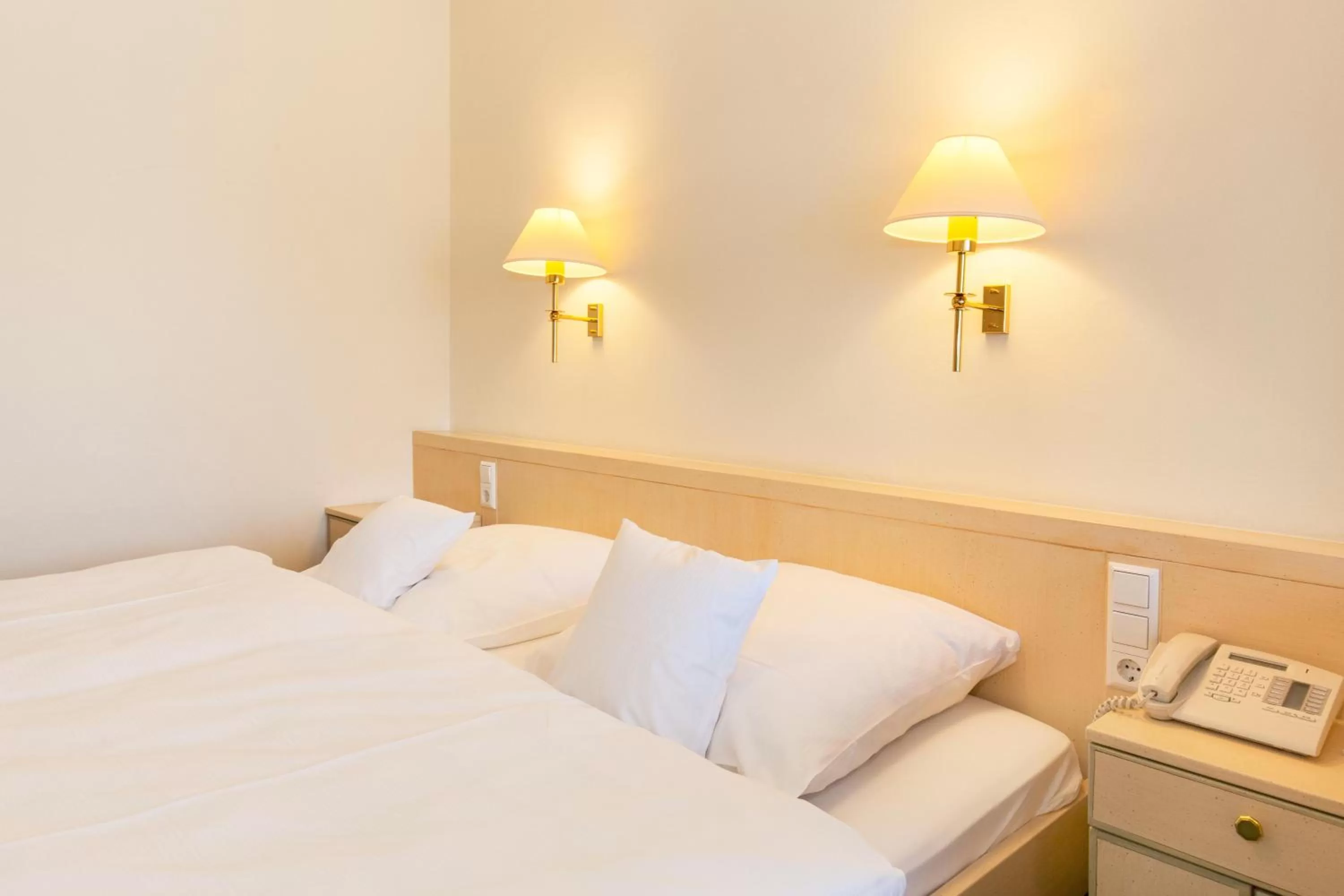 Photo of the whole room, Bed in Landgasthof Hotel Hirsch