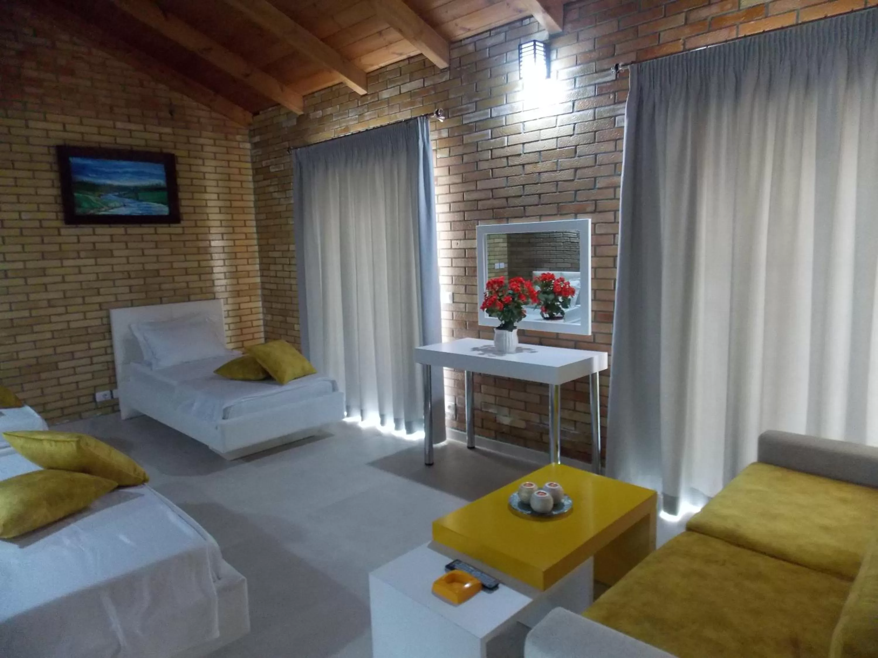 Bed in Hotel Piccolino