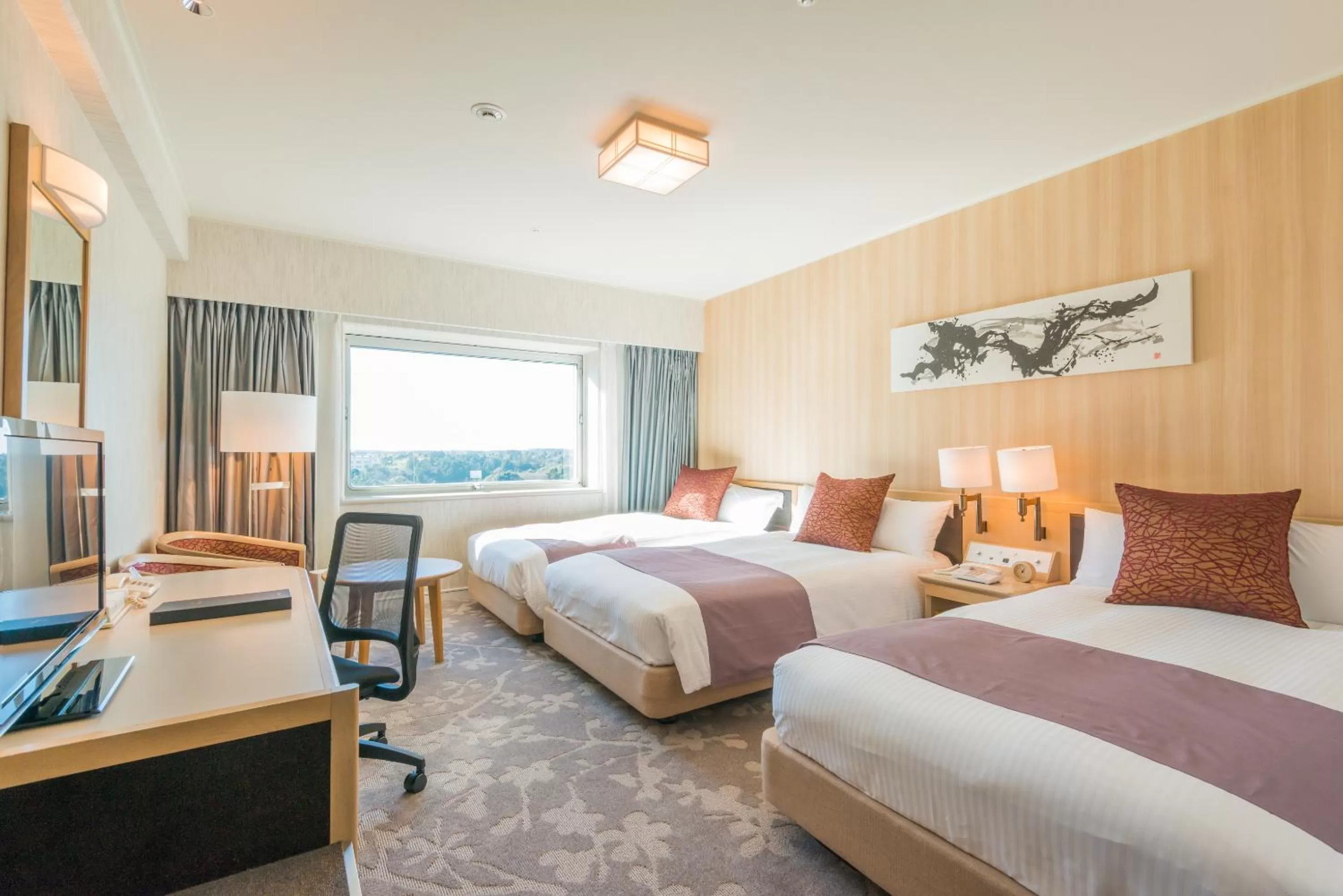 Photo of the whole room, Bed in Hotel Nikko Narita