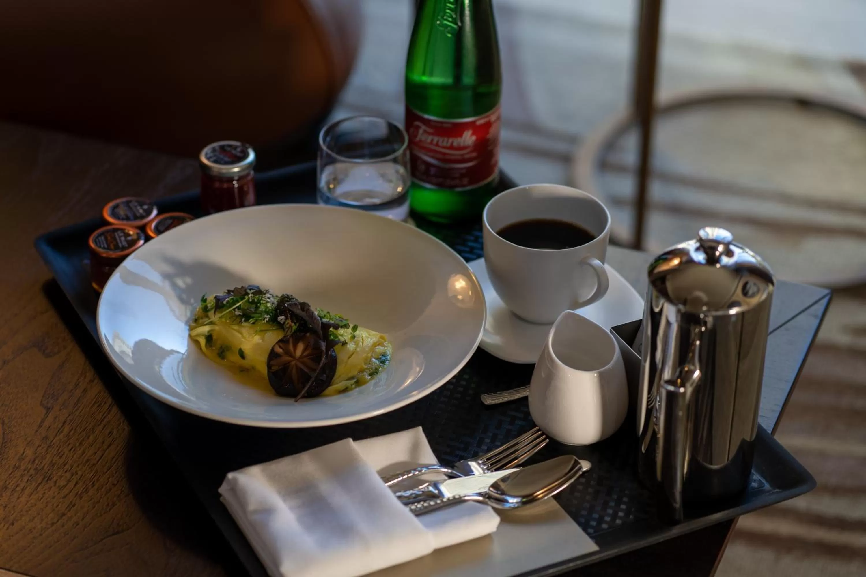 Food and drinks in Nobu Hotel Atlanta