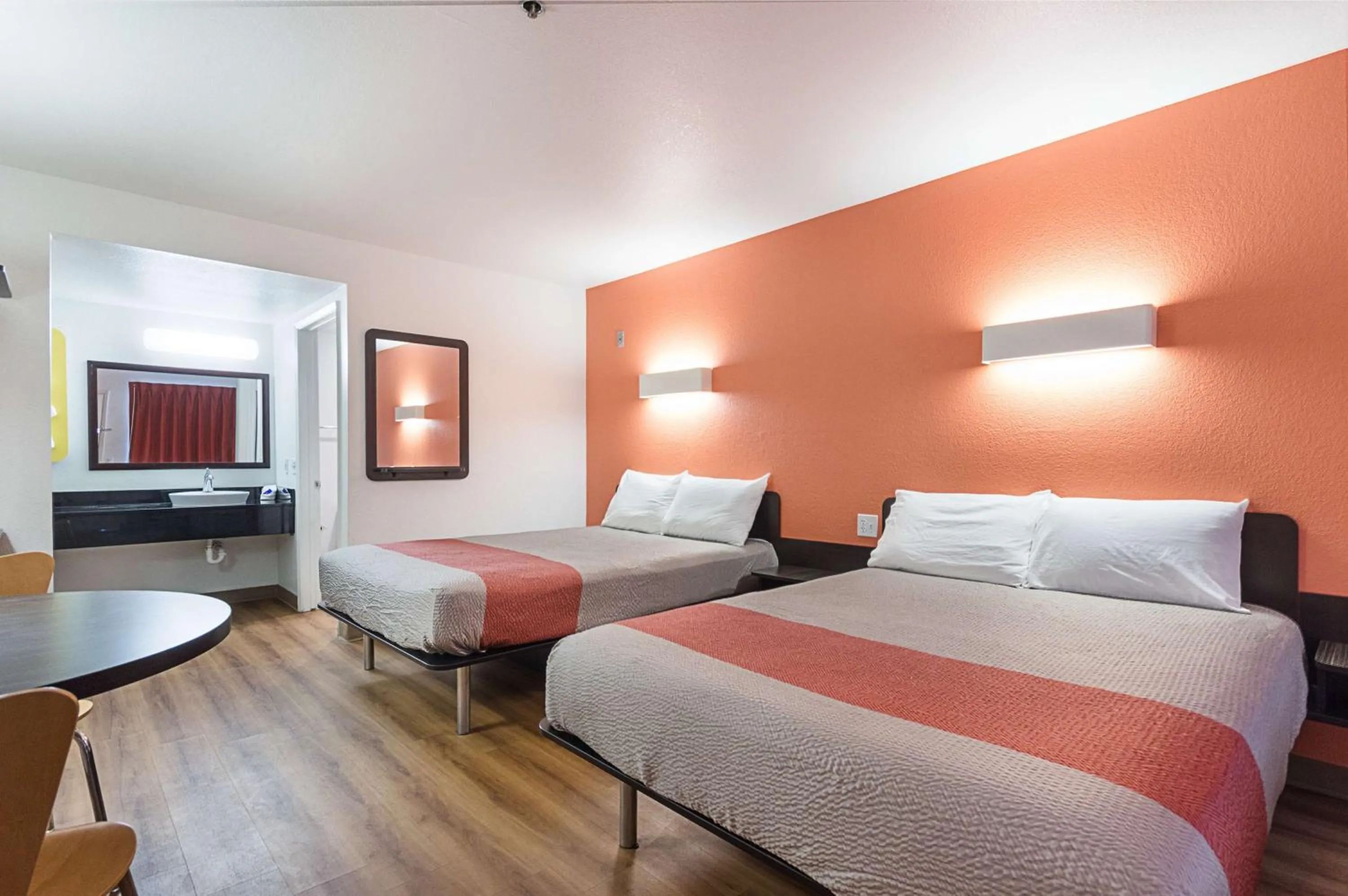 Photo of the whole room, Bed in Motel 6-Fresno, CA