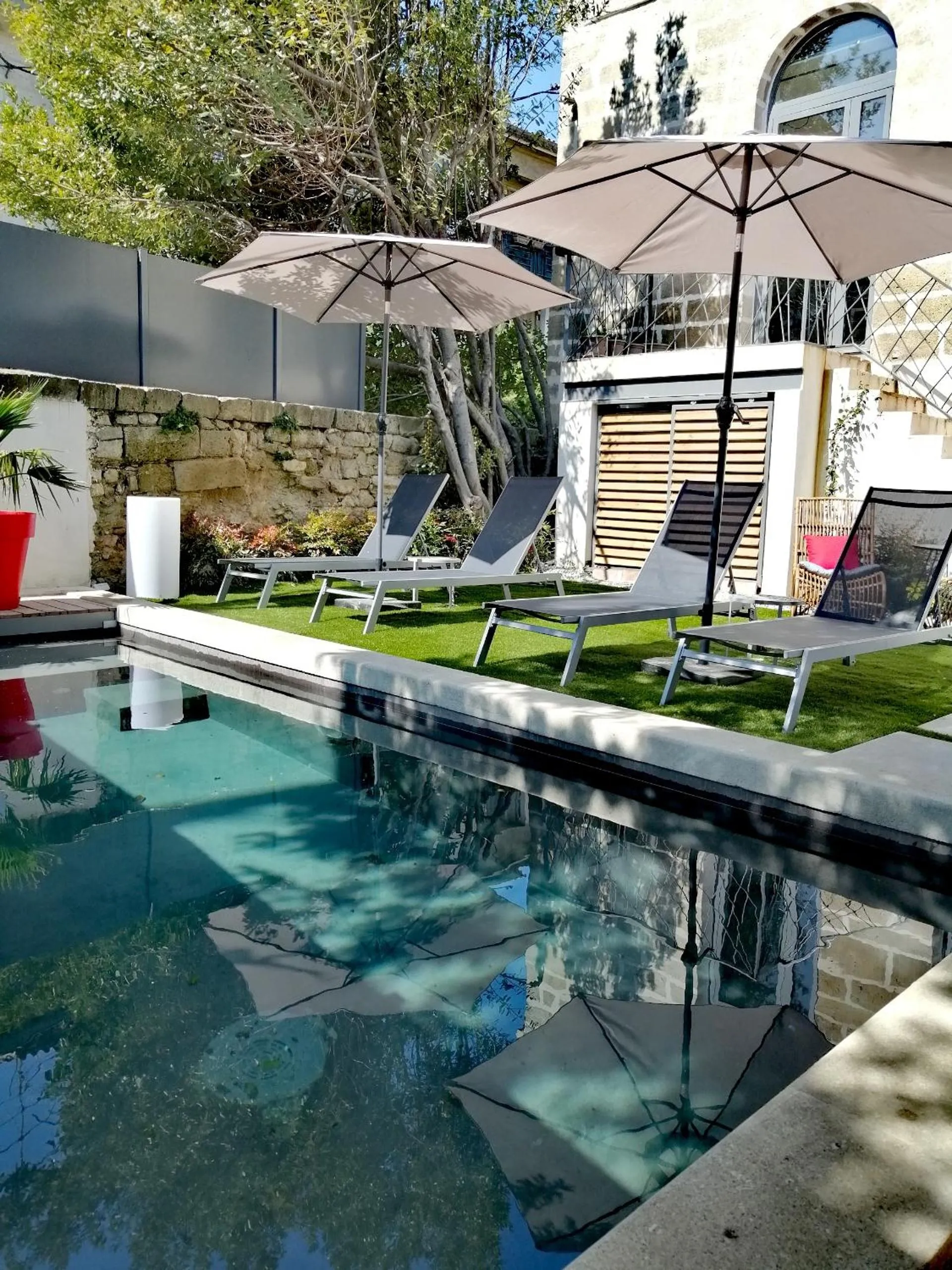 Pool view in La Maison Grivolas Appartements et Maison d'hôtes