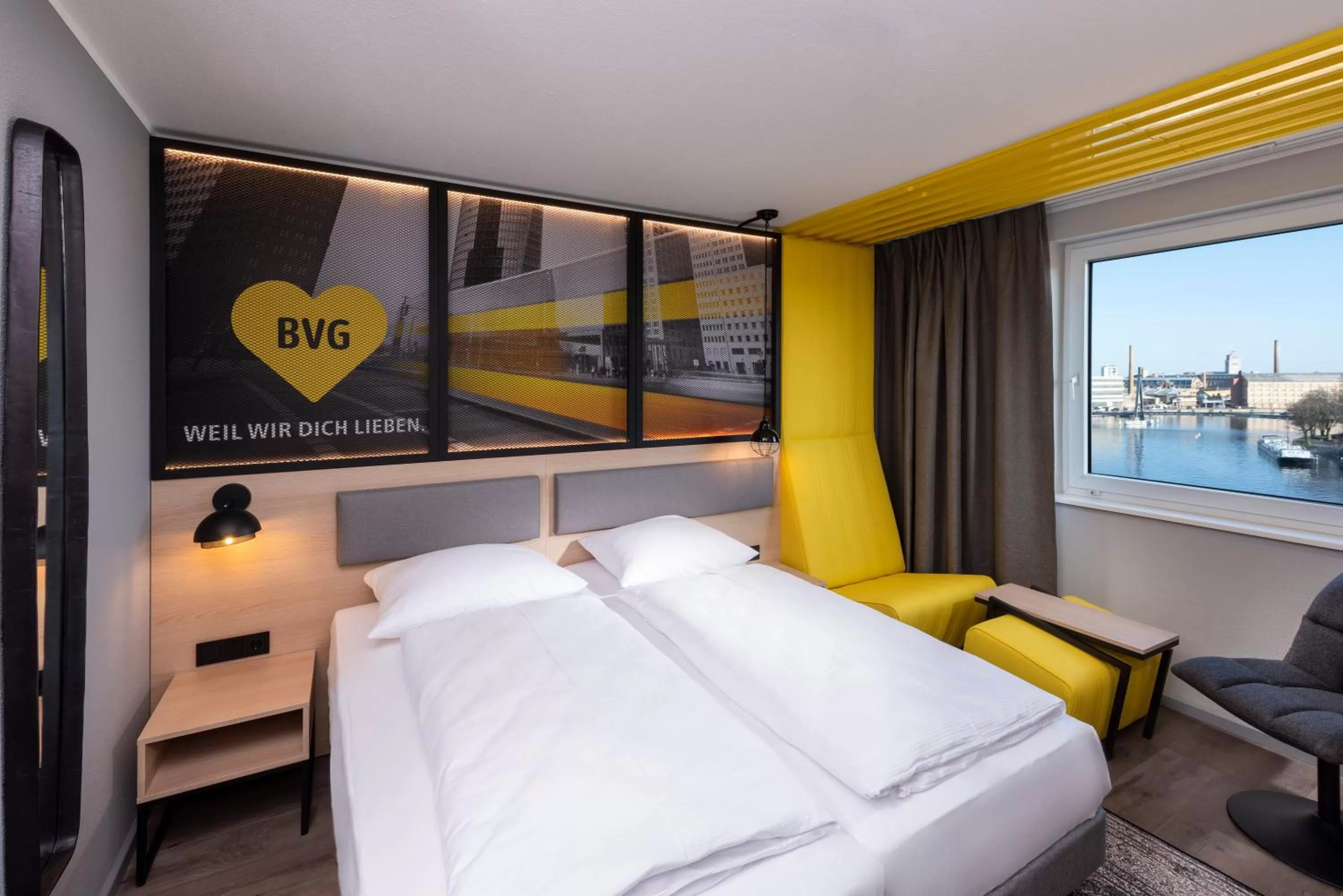 Bed in ibis Styles Berlin Treptow